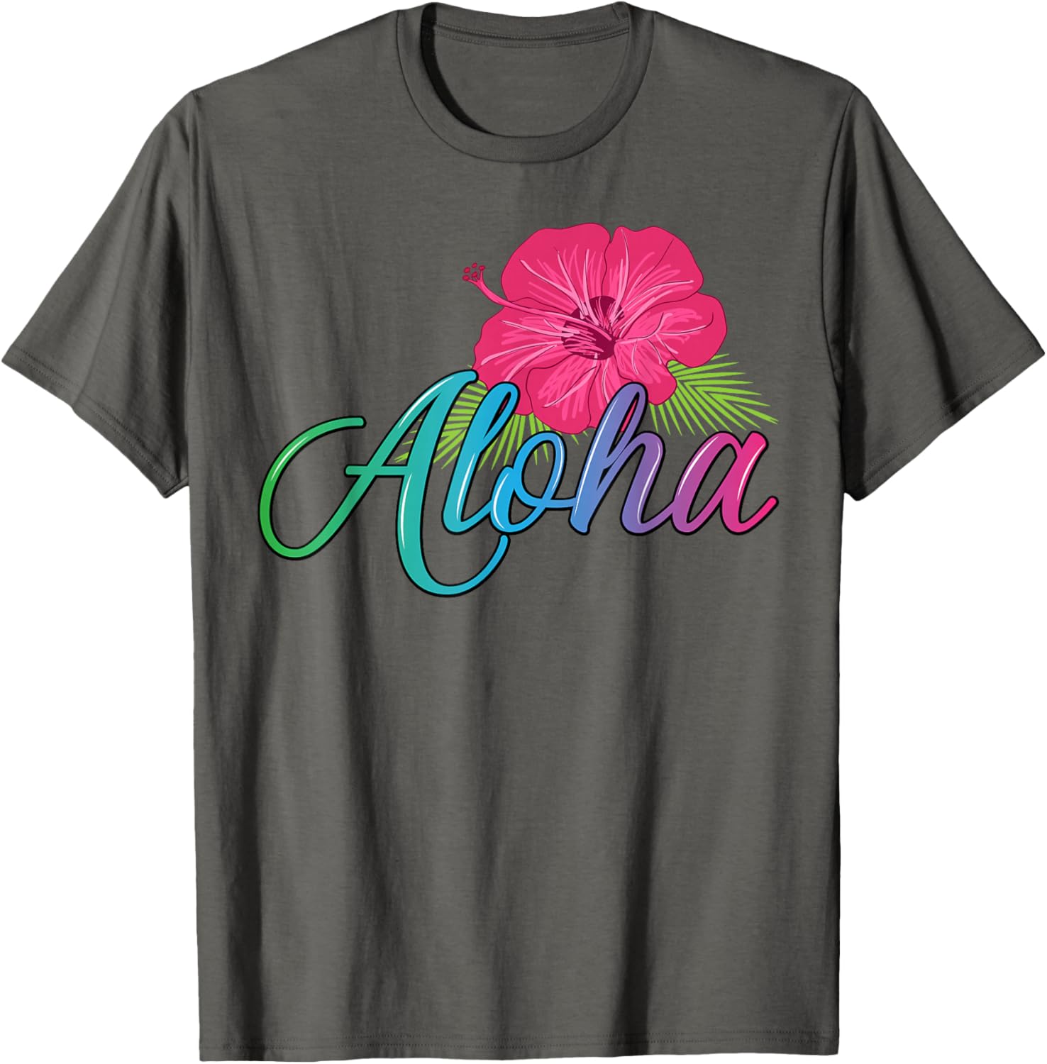 Aloha Hawaii T-Shirt with Aloha Flower Spirit - Casual Island Style - 23