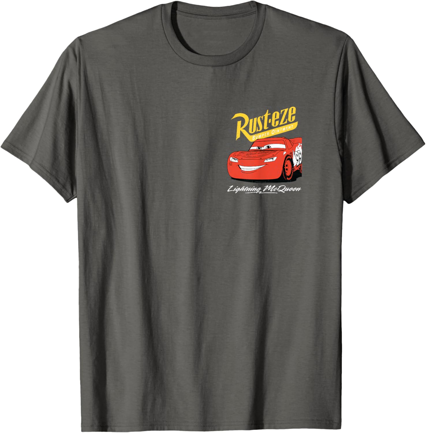 Vintage Lightning McQueen Rusteze T-Shirt for Disney Pixar Cars Fans - 3