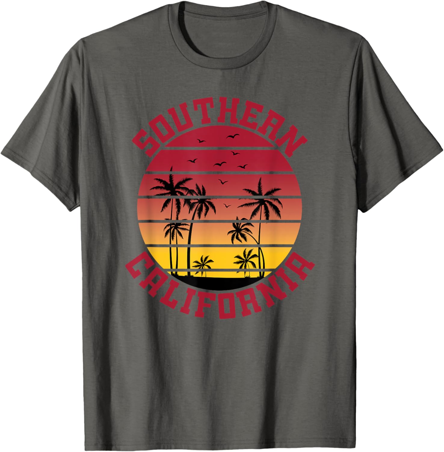 USC Southern California Palm Trees T-Shirt for Sports Fans and Outdoors - 3