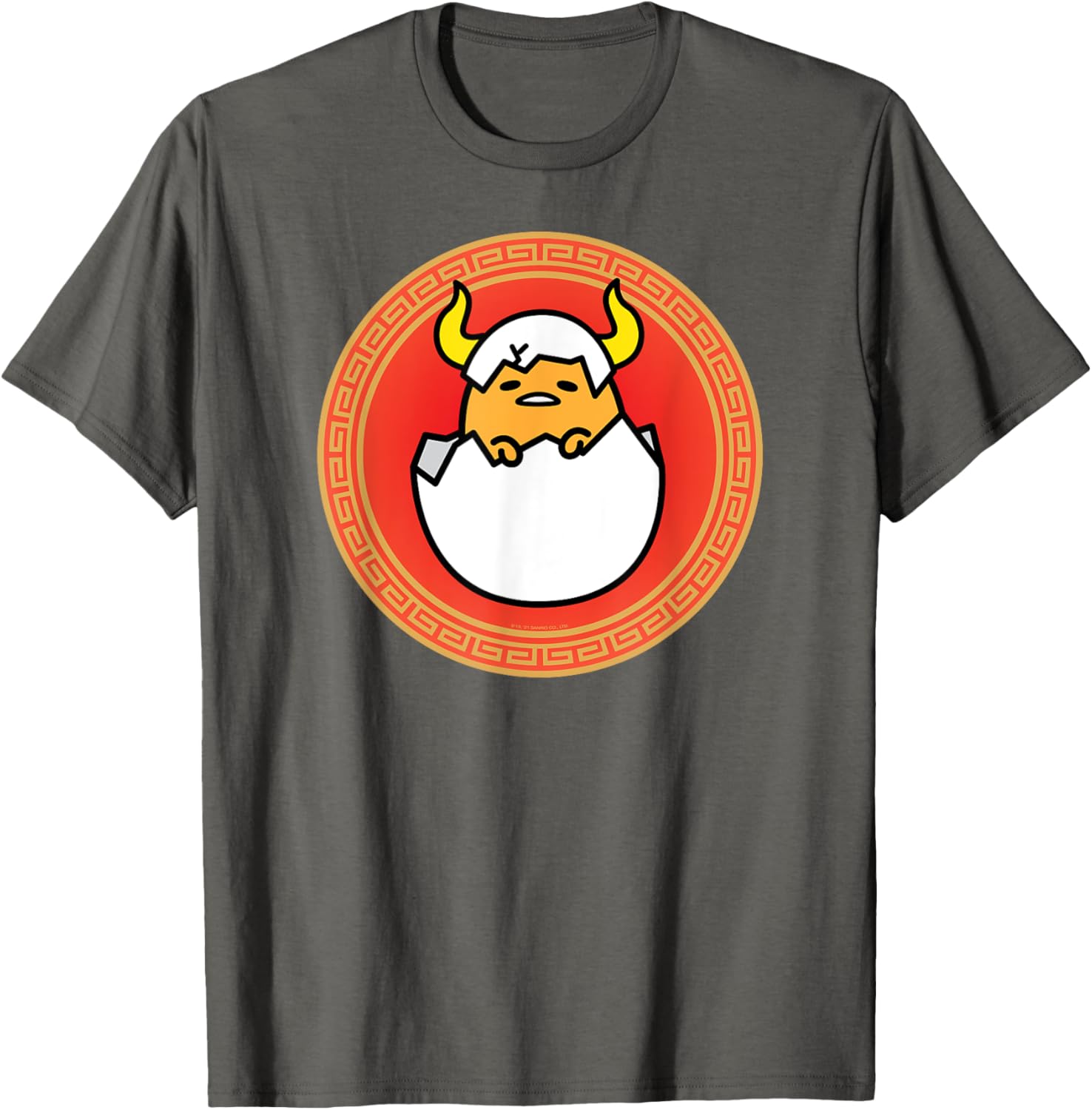 Gudetama Year of the Ox 2021 Lunar New Year T-Shirt for Fun Fashion - 13