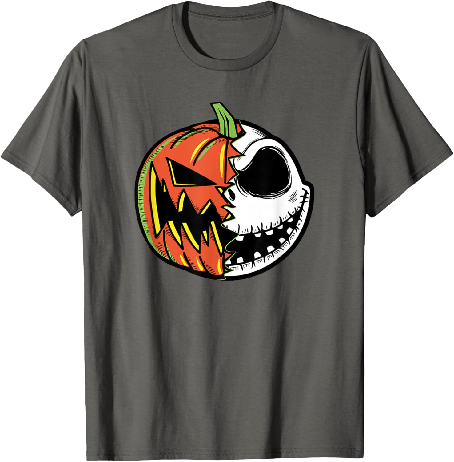 Nightmare Before Christmas Pumpkin Face T-Shirt for Fans and Fashion Lovers - 9