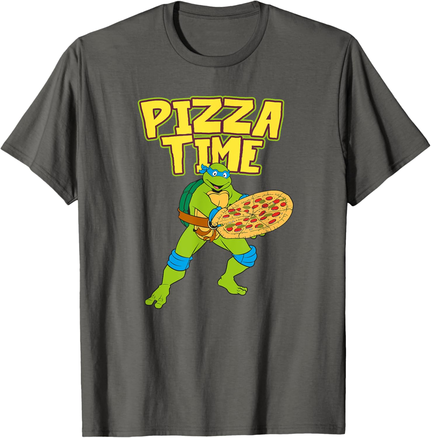 Mademark Teenage Mutant Ninja Turtles Leonardo Pizza Time T-Shirt - 7