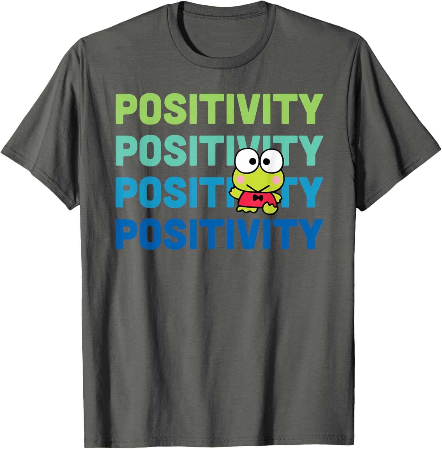 Keroppi Positivity T-Shirt - Cute Frog Design for Fun Fashion Lovers - 2
