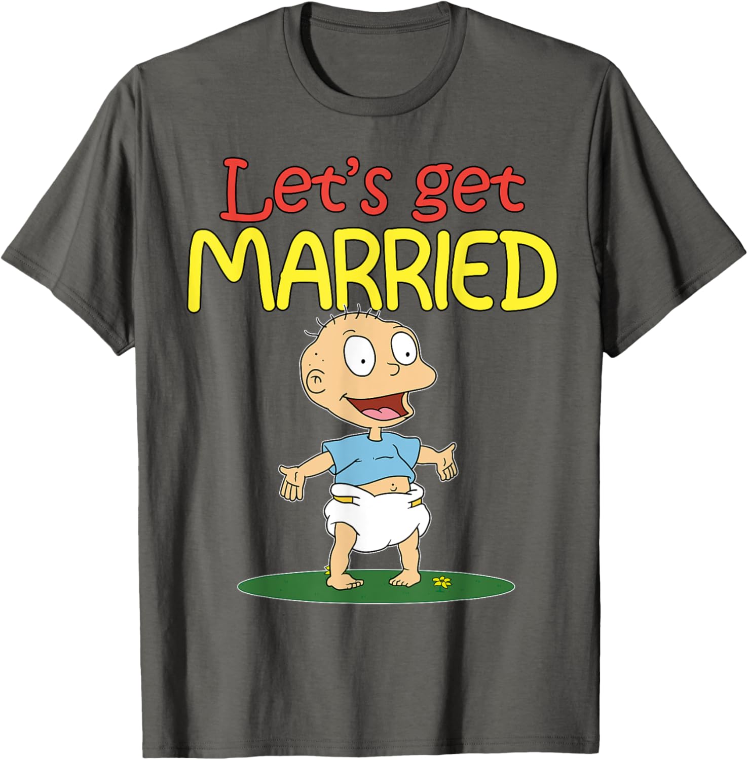 Mademark x Rugrats Tommy Pickles Let's Get Married T-Shirt for Fans - 5
