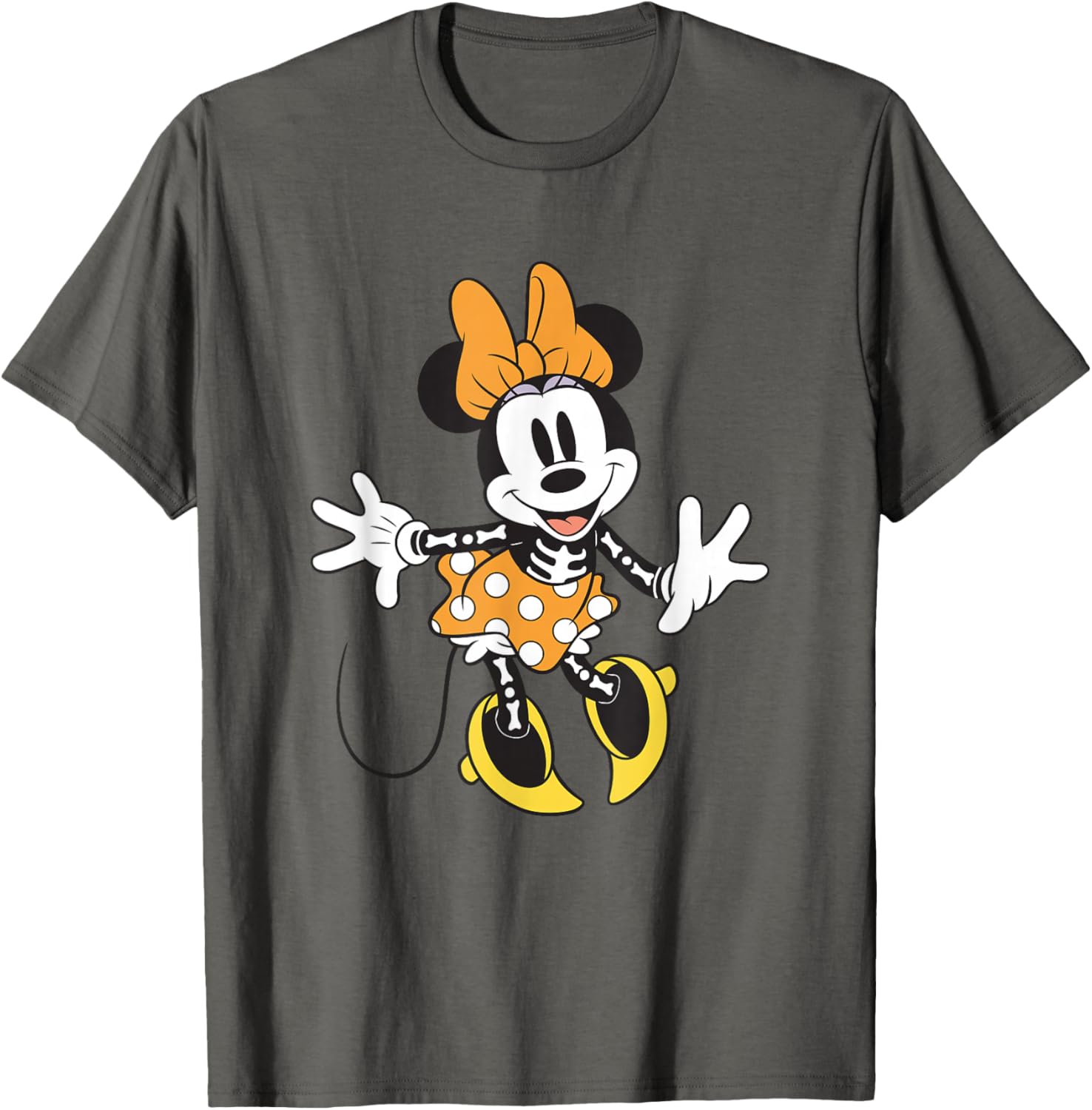 Minnie Mouse Skeleton Halloween T-Shirt for Disney Fans and Trick-or-Treaters - 7