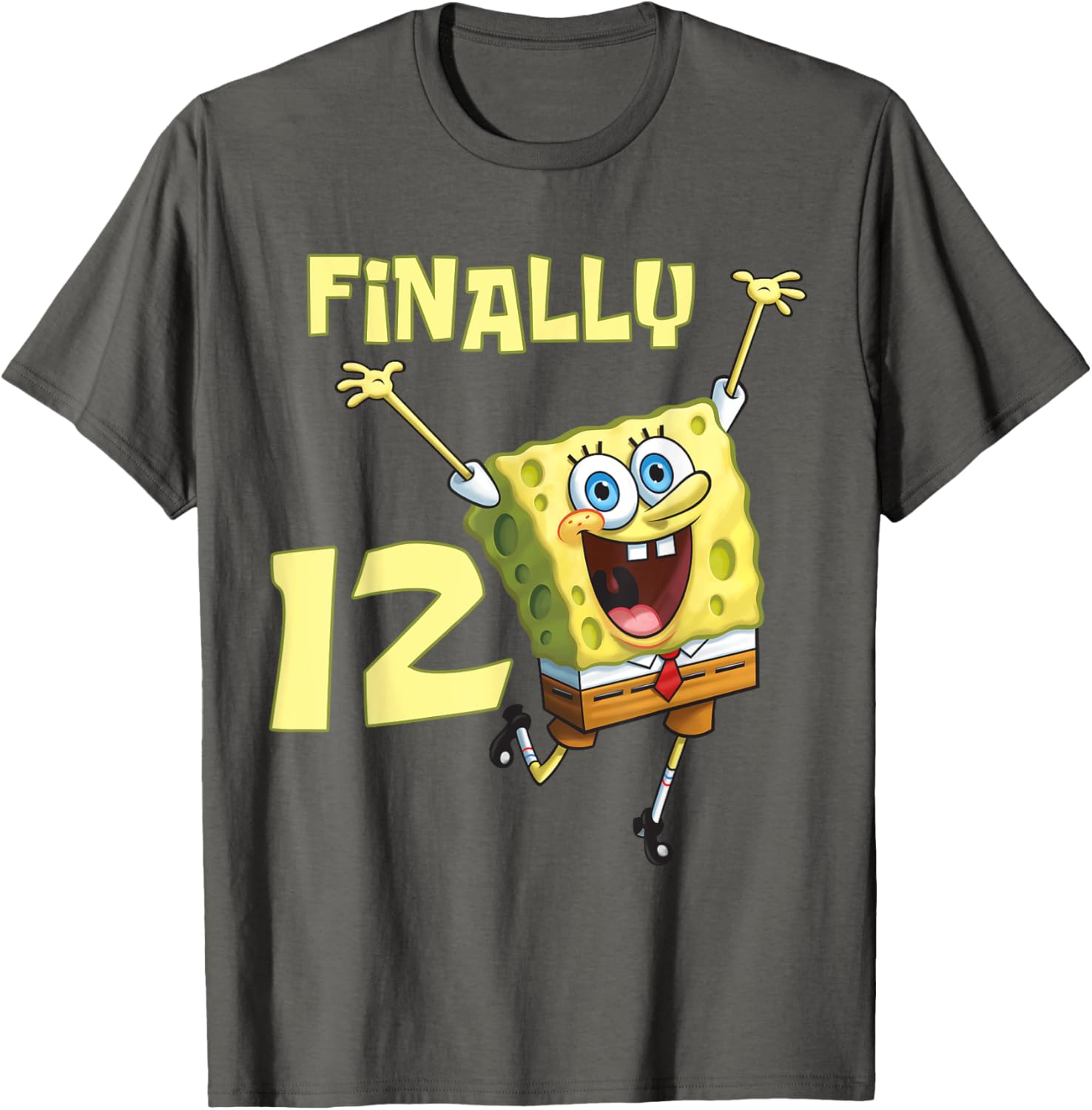 Mademark SpongeBob SquarePants 12th Birthday T-Shirt for Kids - 21