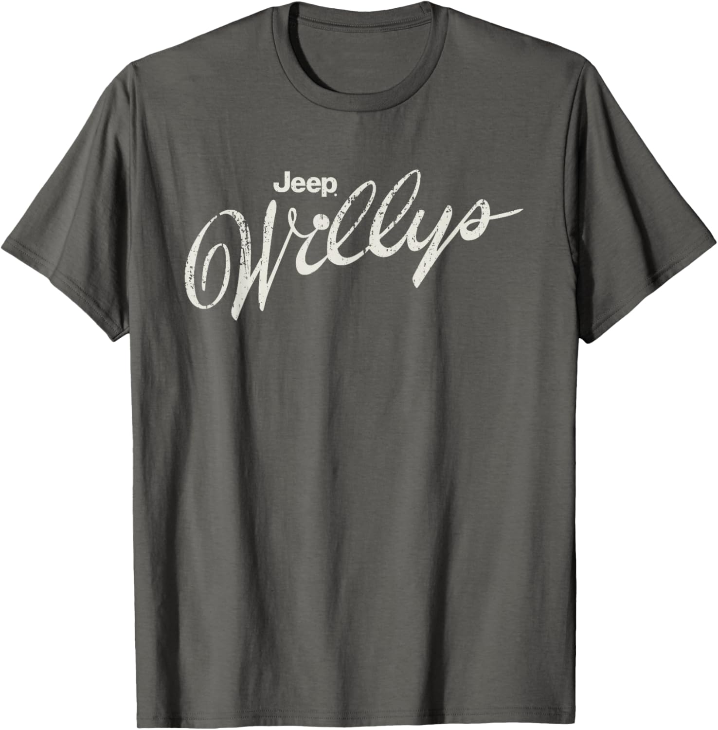Vintage Jeep Willys Script Logo T-Shirt for Car Enthusiasts and Adventurers - 11