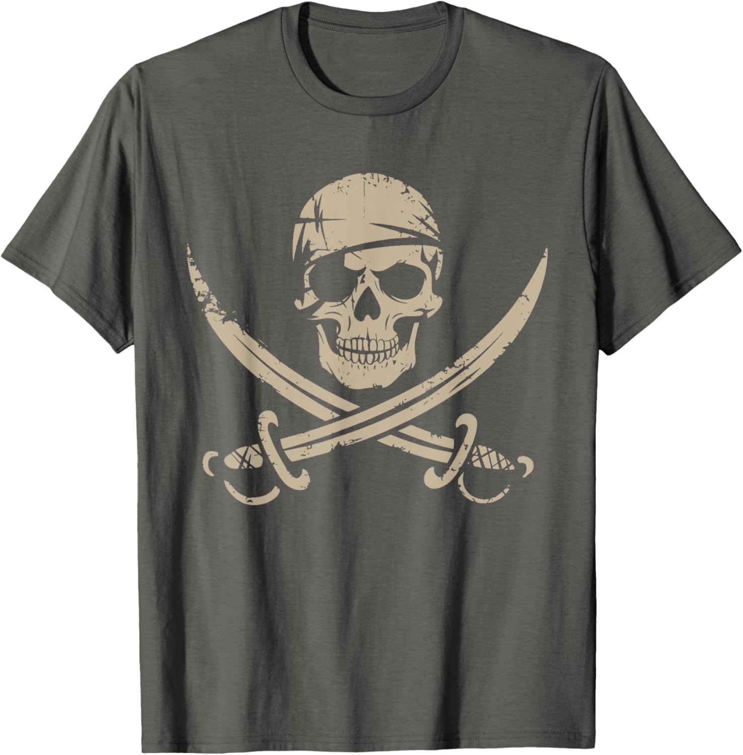 Pirate Skull Crossbones Skeleton Halloween T-Shirt for Boys - 11