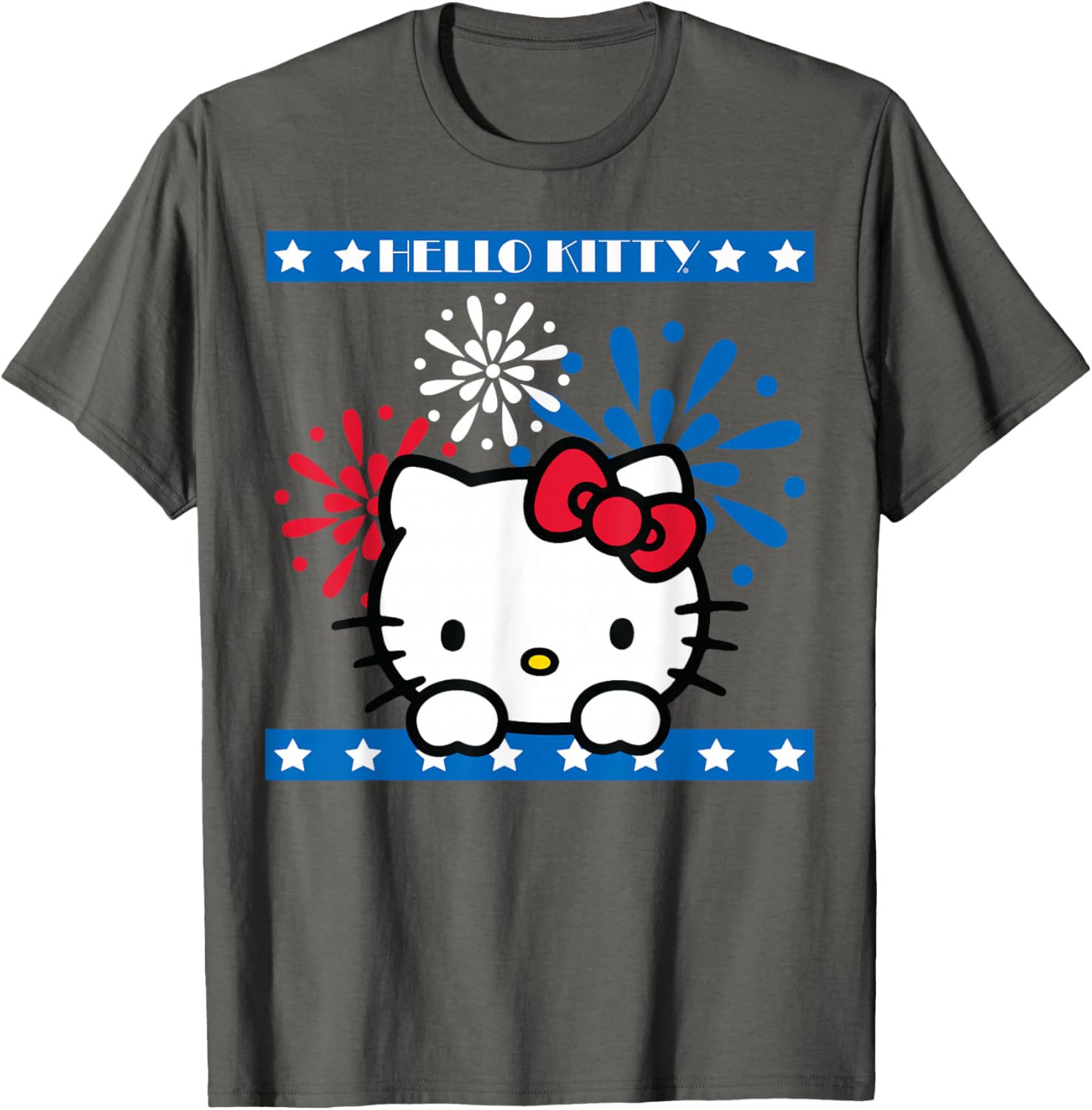 Hello Kitty Fireworks 4th of July T-Shirt for Women Girls Men Kids - 8