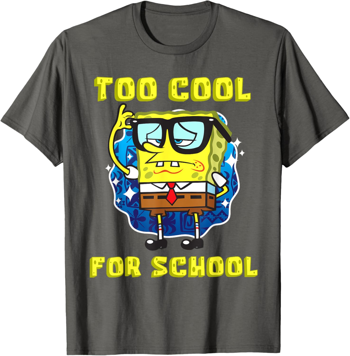 Mademark SpongeBob SquarePants Cool Glasses T-Shirt for Kids - 19