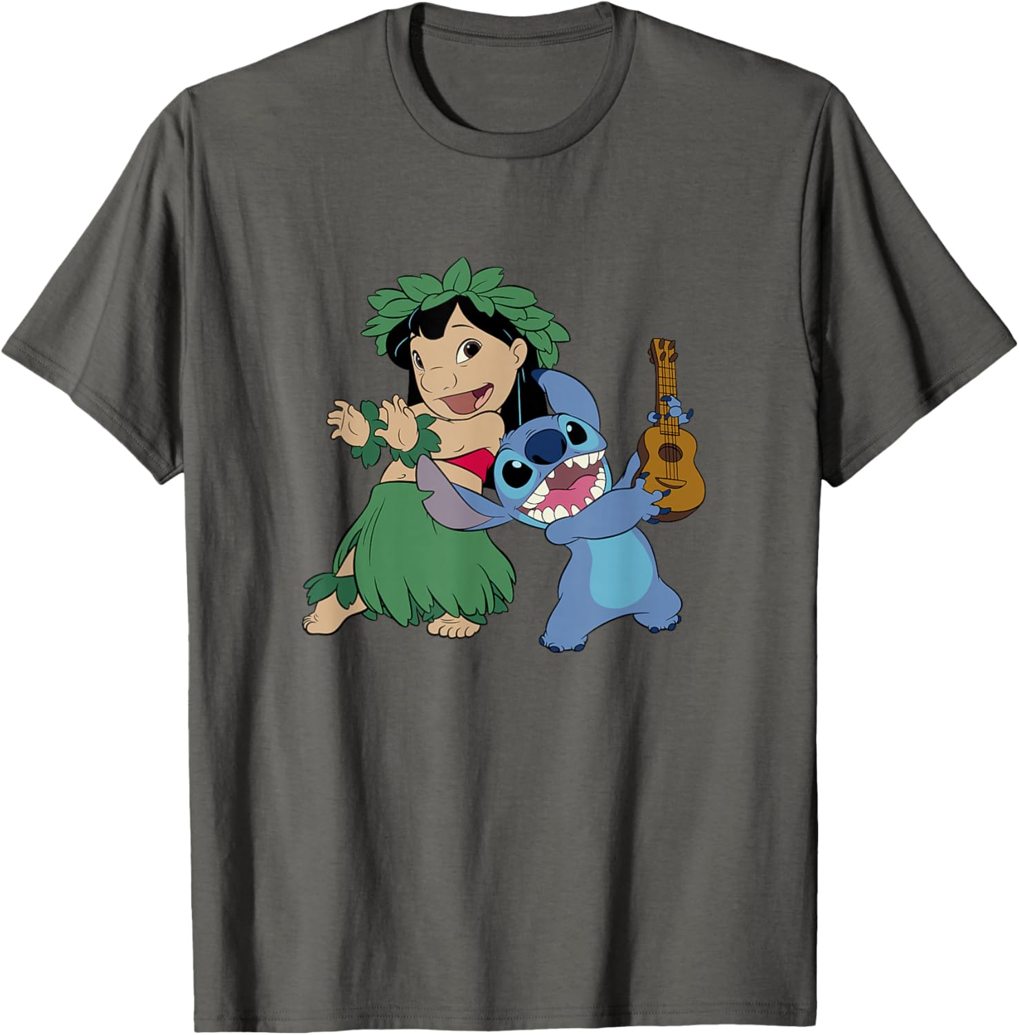 Disney Lilo & Stitch Tropical Hula Lessons Duo T-Shirt for Fun Adventures - 10