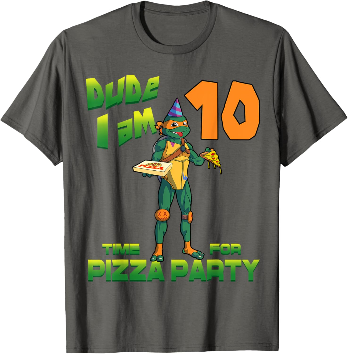 Mademark Teenage Mutant Ninja Turtles Michelangelo Birthday T-Shirt - 3