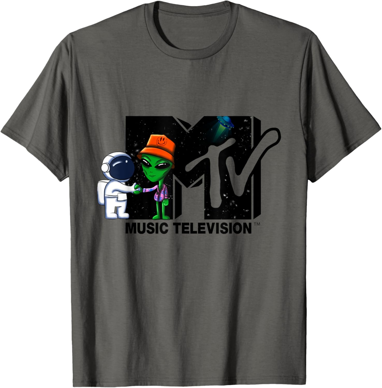 Mademark x MTV Astronaut Alien Space T-Shirt for Cool Street Style - 10