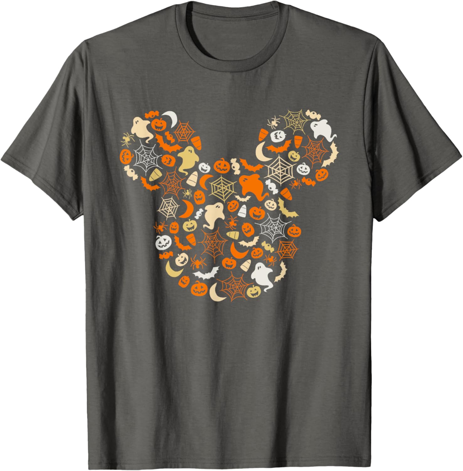 Disney Mickey Mouse Halloween T-Shirt with Ghosts Pumpkins and Spiders - 4