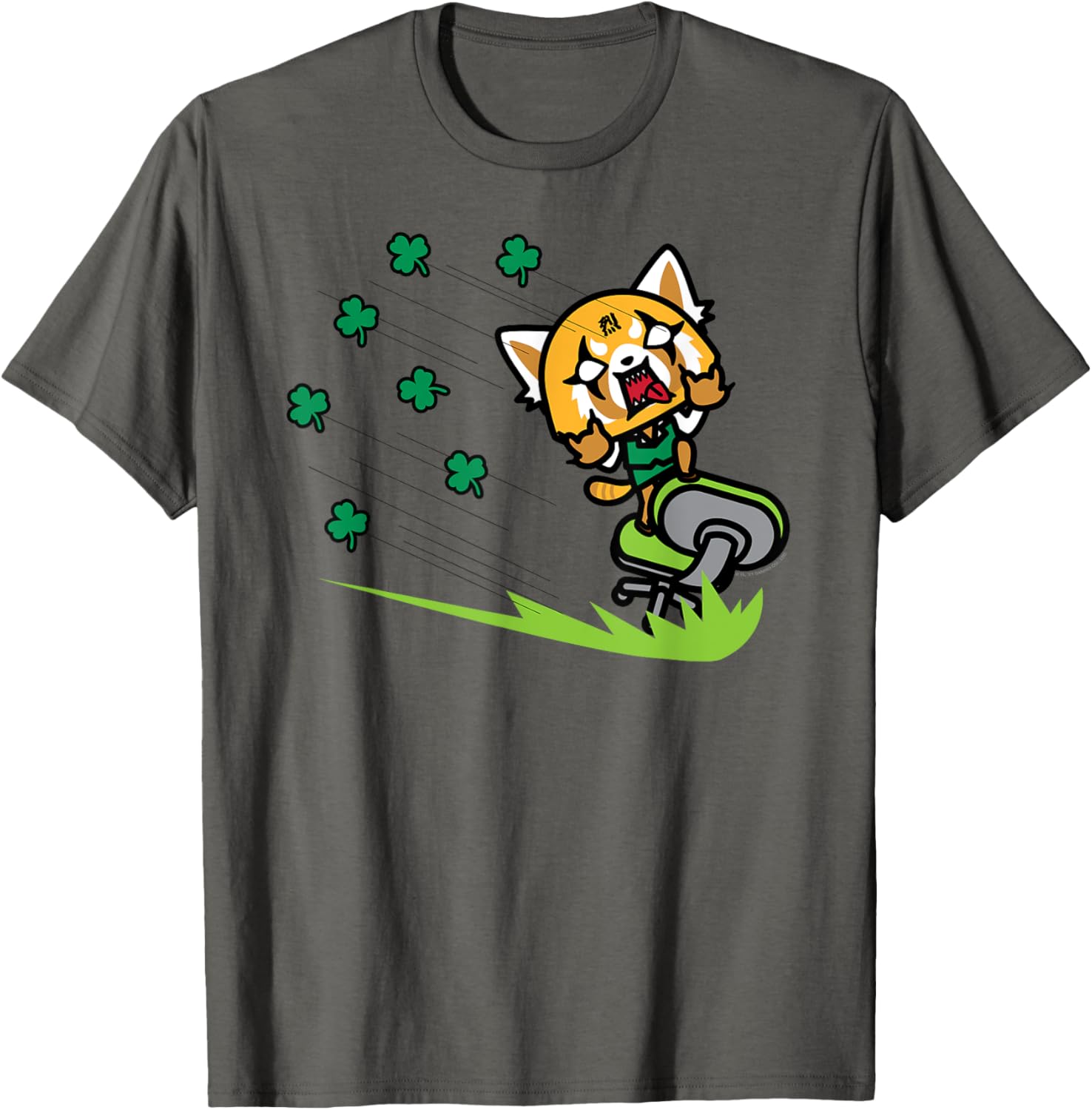 Aggretsuko ShamROCK Saint Patrick's Day T-Shirt Fun Holiday Apparel - 10