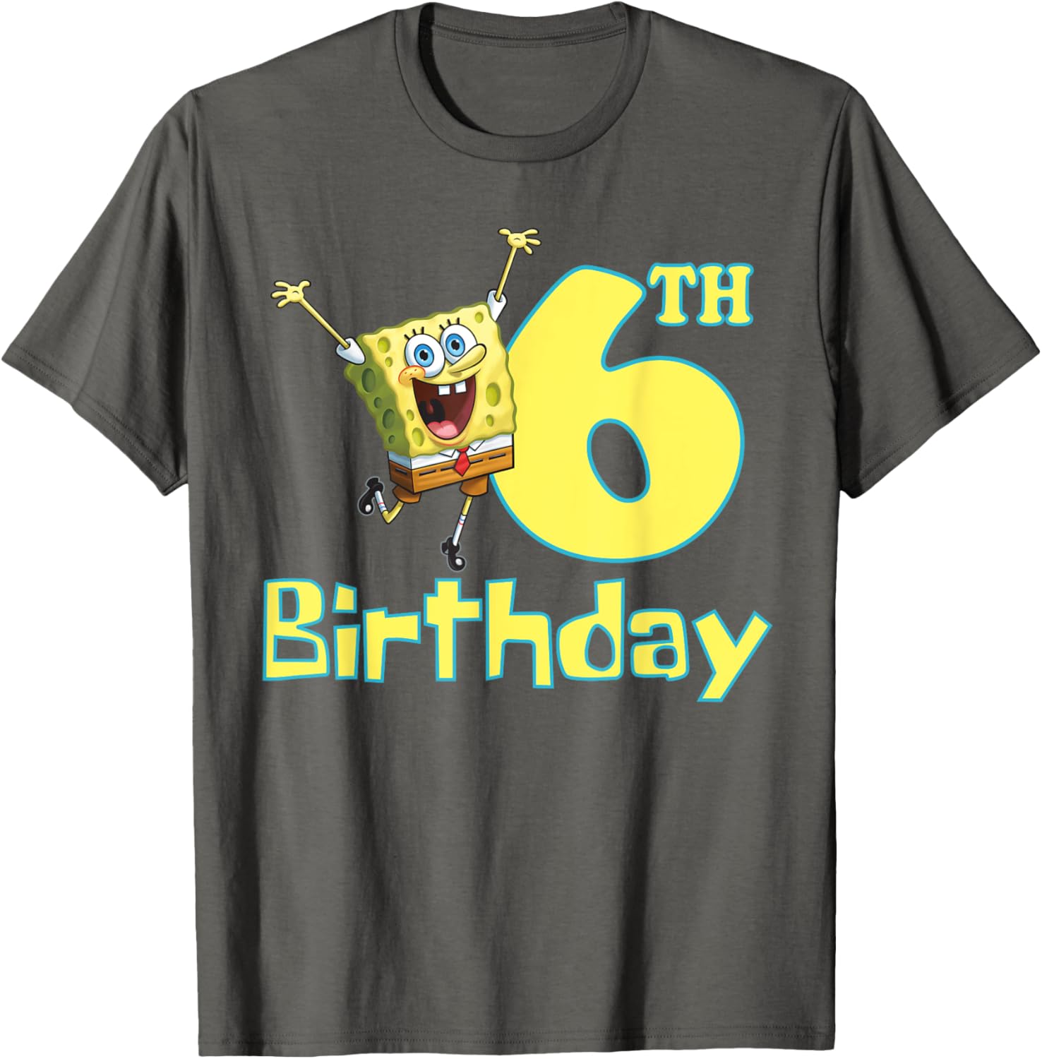 Mademark x SpongeBob SquarePants 6th Birthday T-Shirt for Kids - 8
