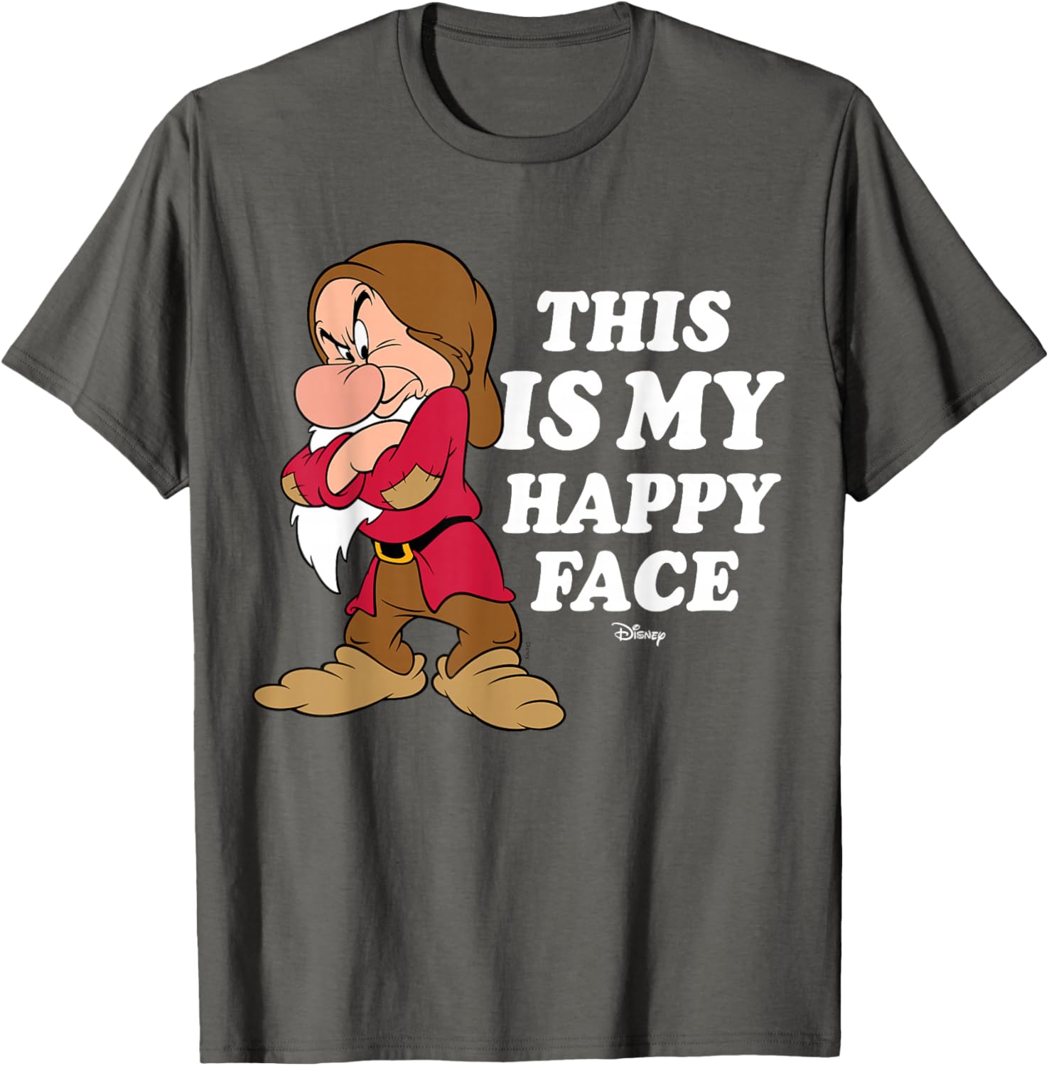 Disney Princess Snow White Grumpy Happy Face T-Shirt for Kids - 4