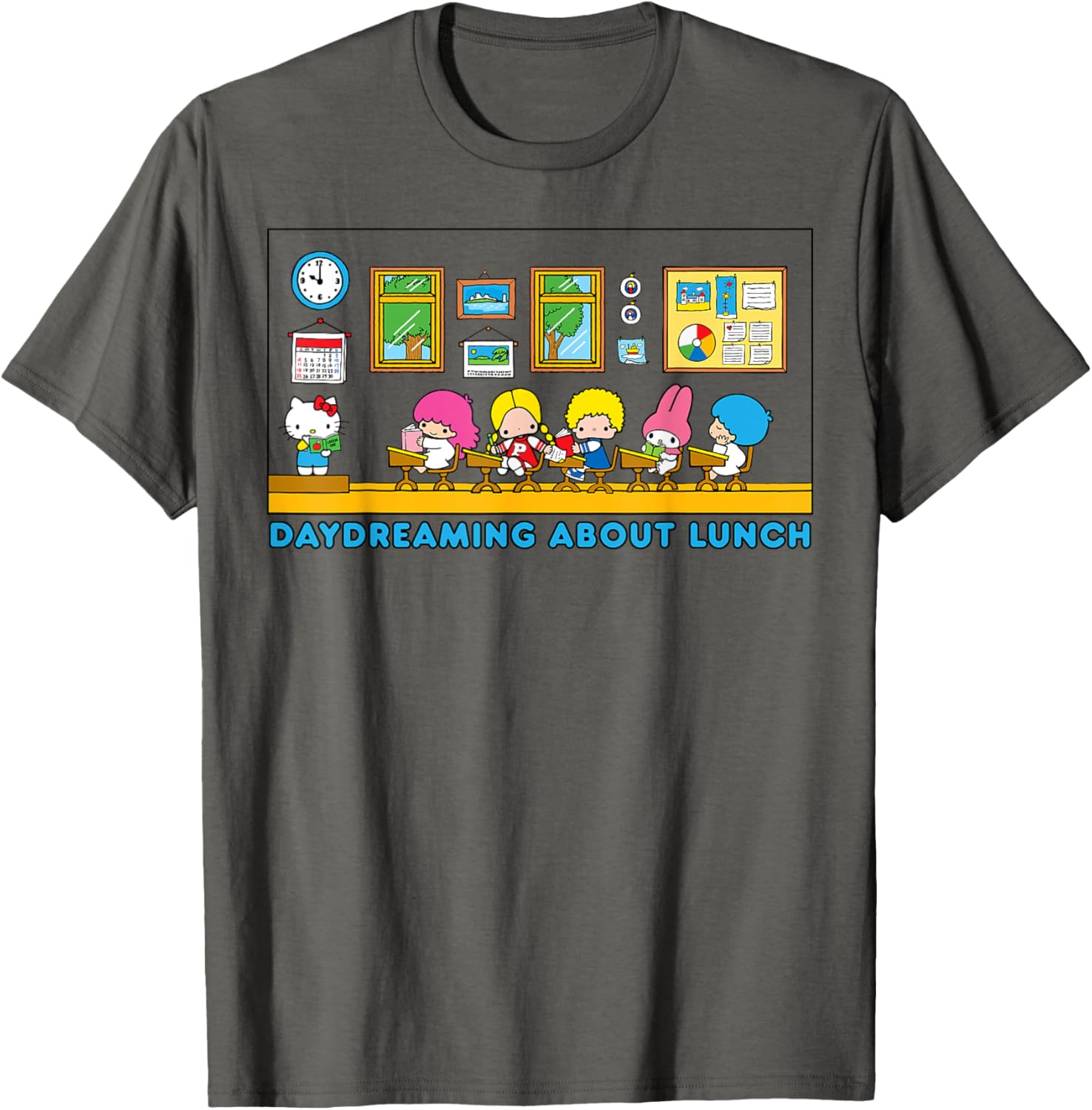 Hello Kitty and Friends Daydreaming Lunch T-Shirt for Fun Outfits - 14