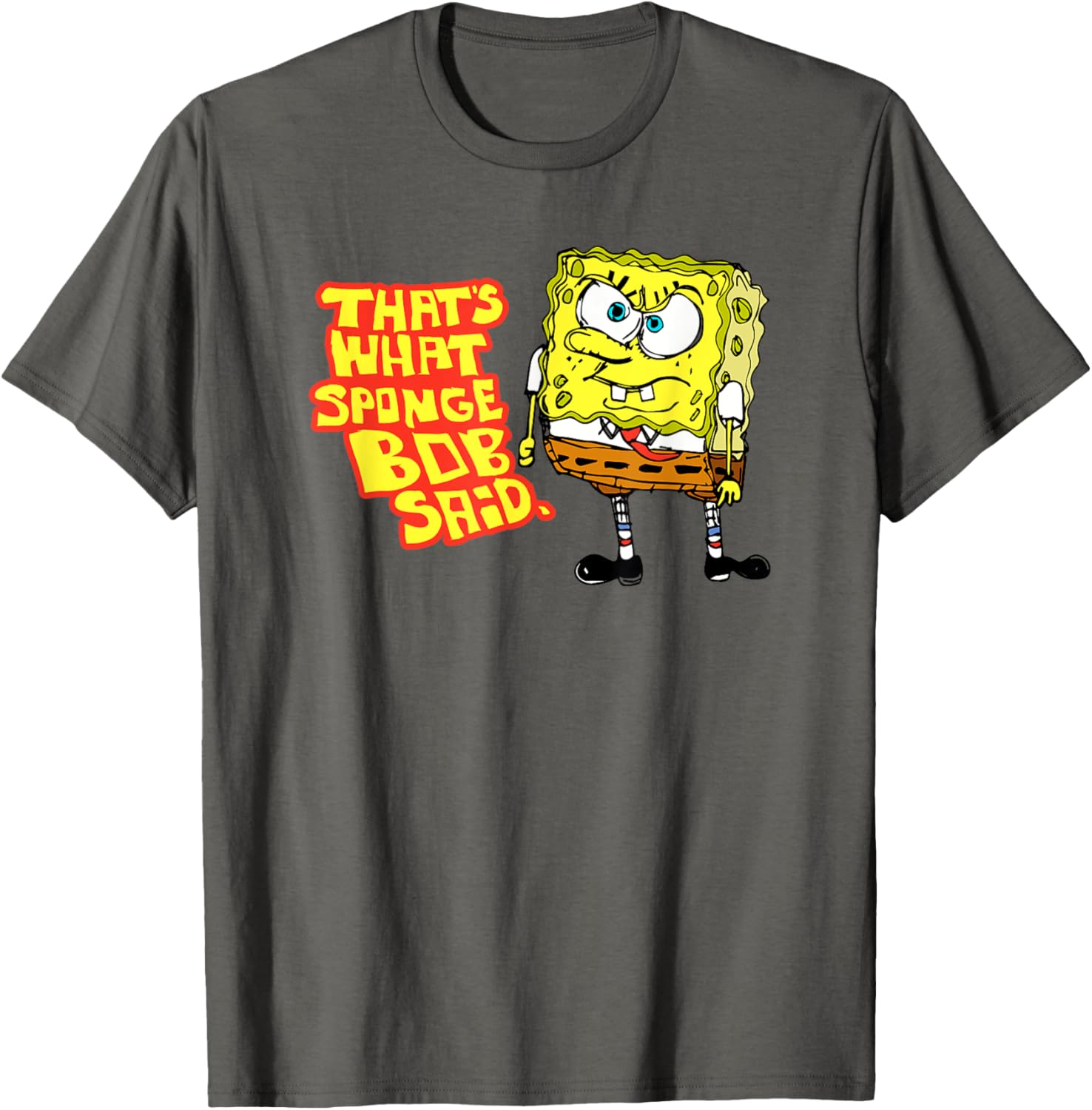 Mademark SpongeBob Quote T-Shirt That's What SpongeBob Said Fun Apparel - 3