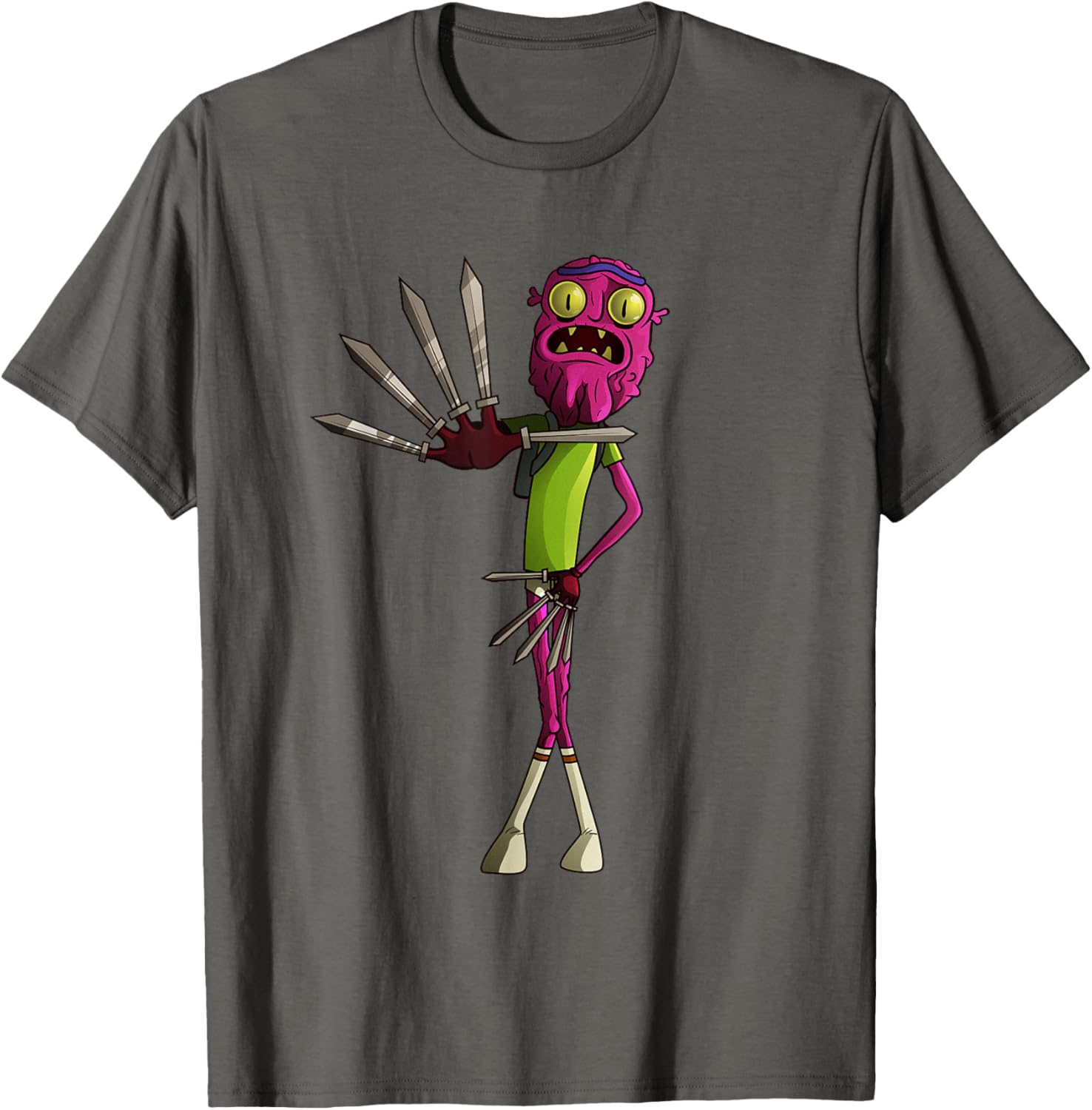Mademark x Rick and Morty Scary Terry T-Shirt for Fun Fans - 1