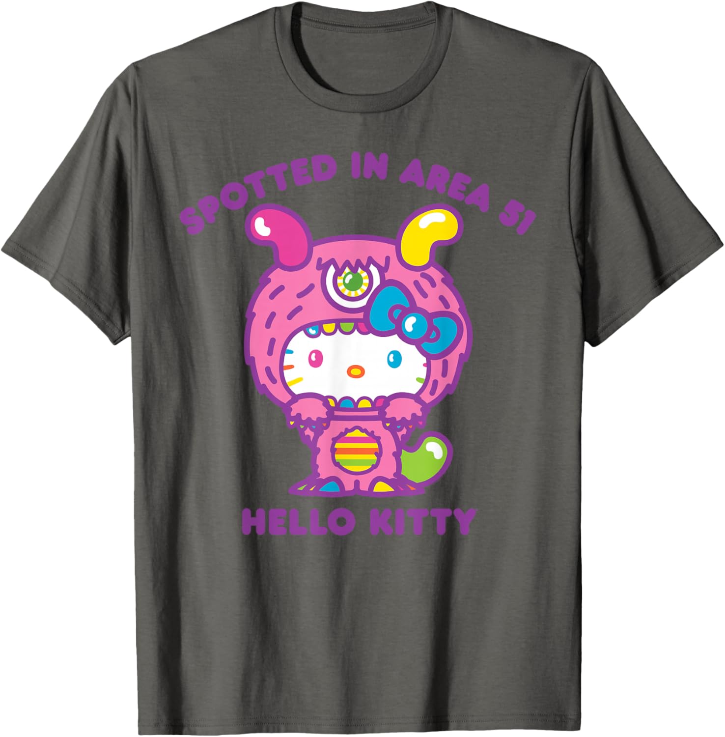 Hello Kitty Area 51 Alien Sighting T-Shirt for Fun Fashion Lovers - 11