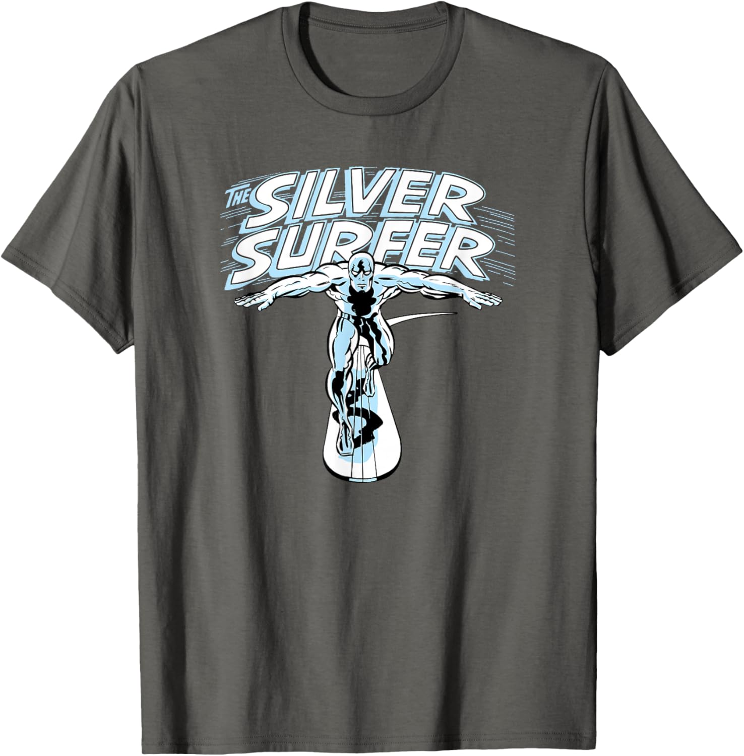 Vintage Marvel Fantastic Four Silver Surfer Portrait T-Shirt for Fans - 8