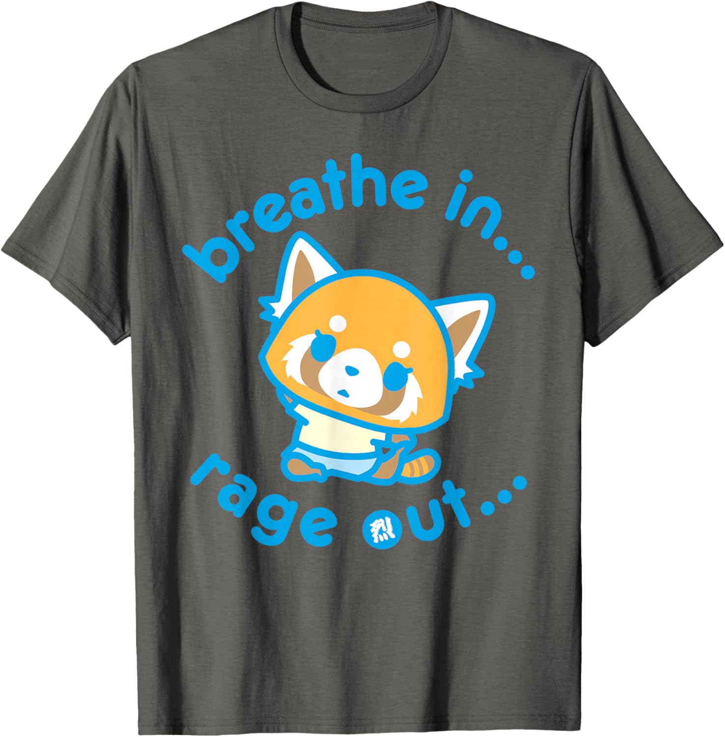 Aggretsuko Yoga Breathe In Rage Out T-Shirt for Fans and Yoga Lovers - 17
