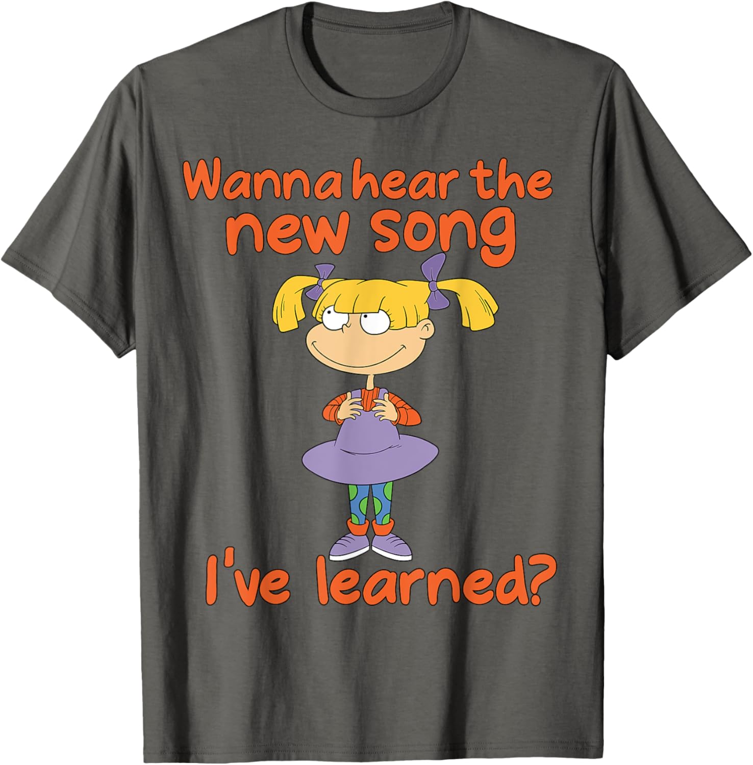 Mademark x Rugrats Angelica Wanna Hear The New Song T-Shirt for Fans - 2