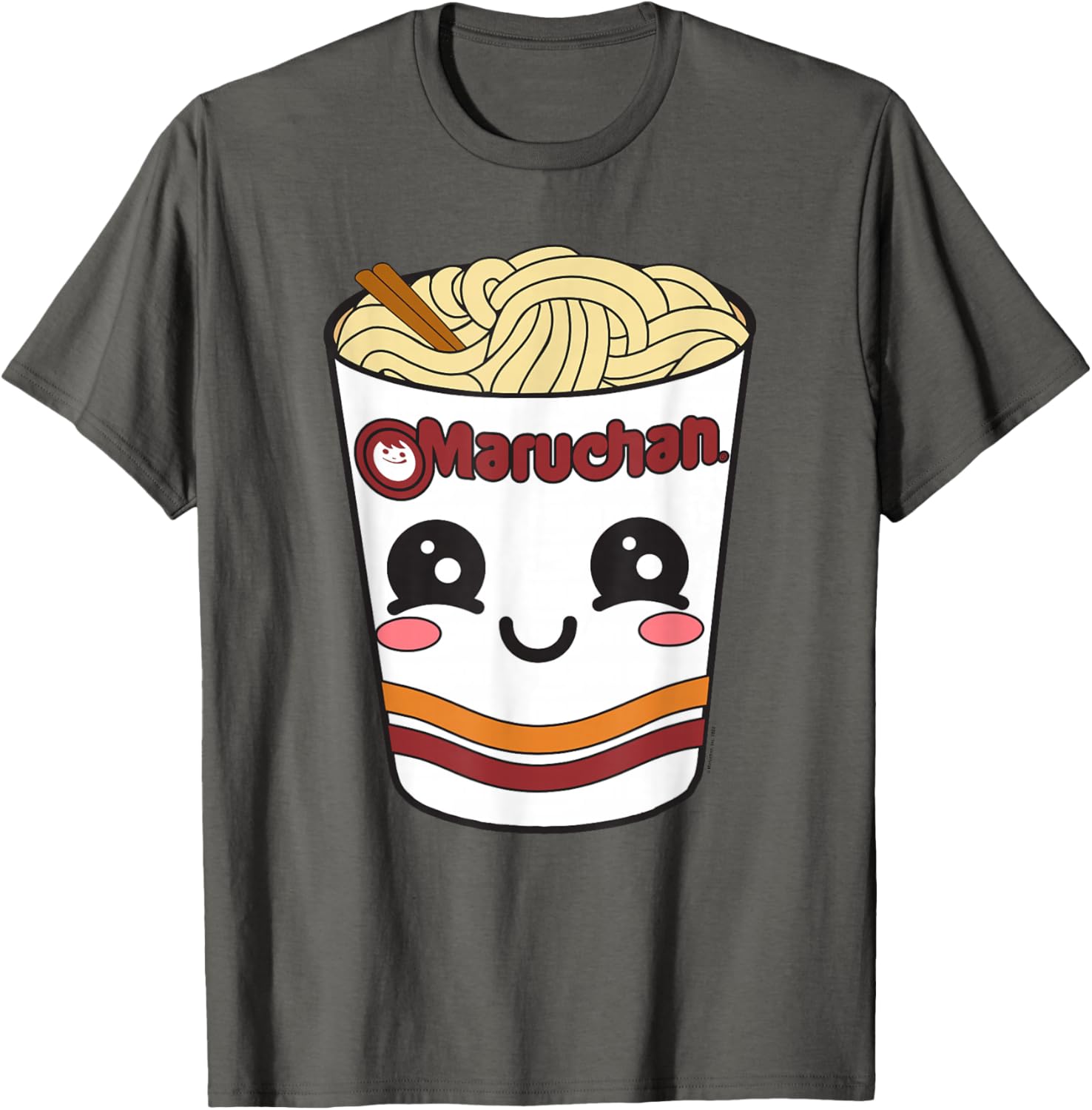 Cute Maruchan Ramen Noodle Cup Face T-Shirt for Fun Fashion Lovers - 5