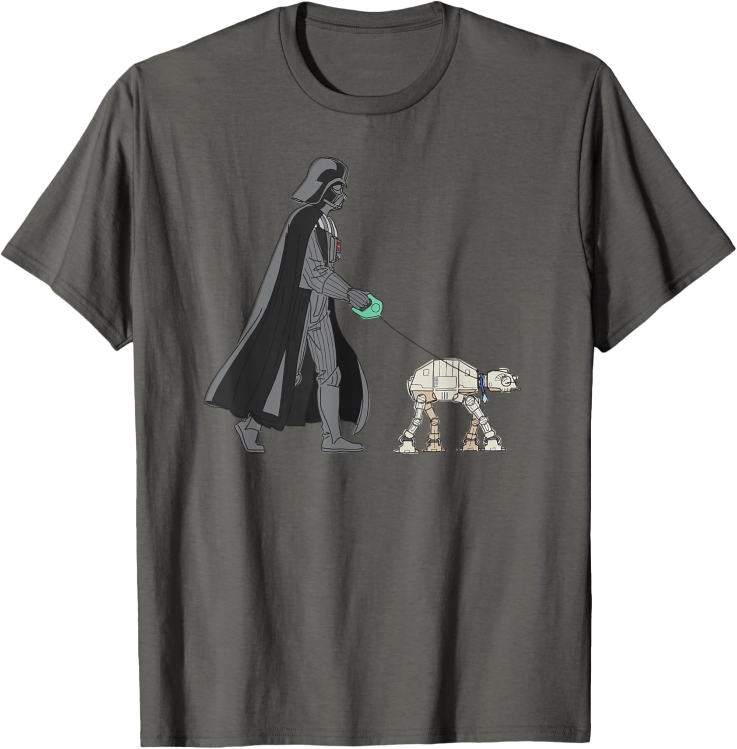 Darth Vader Dog Walker Meme T-Shirt for Star Wars Fans and Pets Lovers - 3