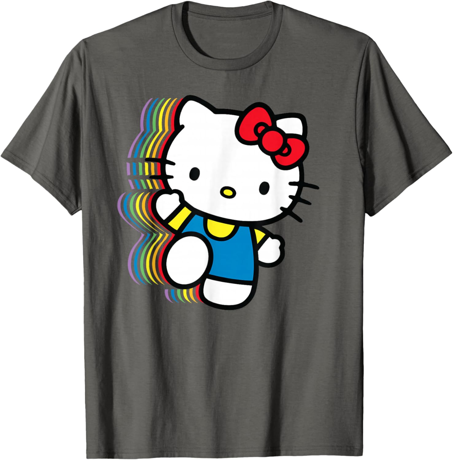 Hello Kitty Rainbow T-Shirt for Kids - Cute and Colorful Fashion Wear - 6
