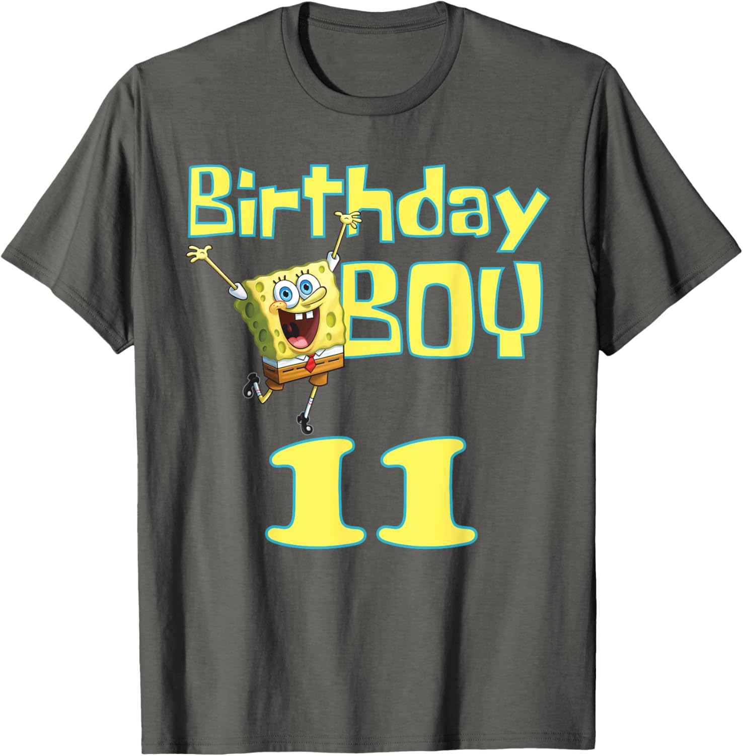 SpongeBob SquarePants Birthday Boy 11 T-Shirt for Fun Celebrations - 8