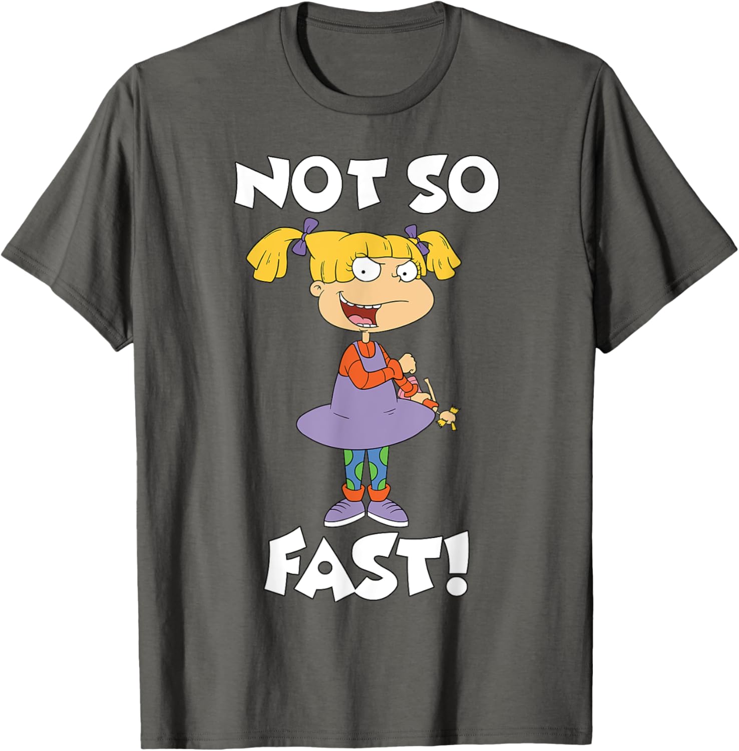 Mademark Rugrats Angelica Pickles Not So Fast T-Shirt for Kids - 8