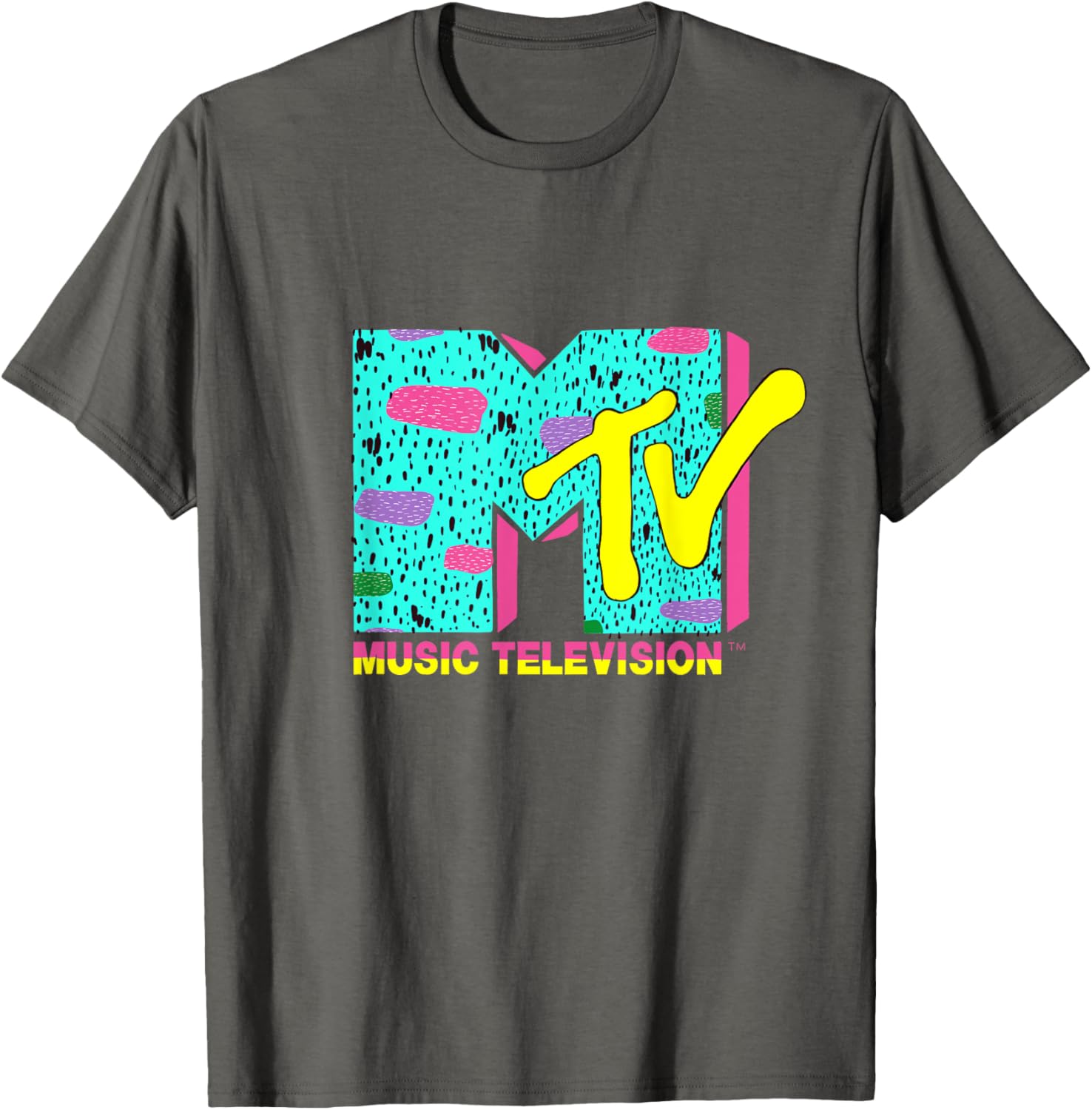 Vibrant Mademark x MTV Logo T-Shirt with Funky Design for Enthusiasts - 3