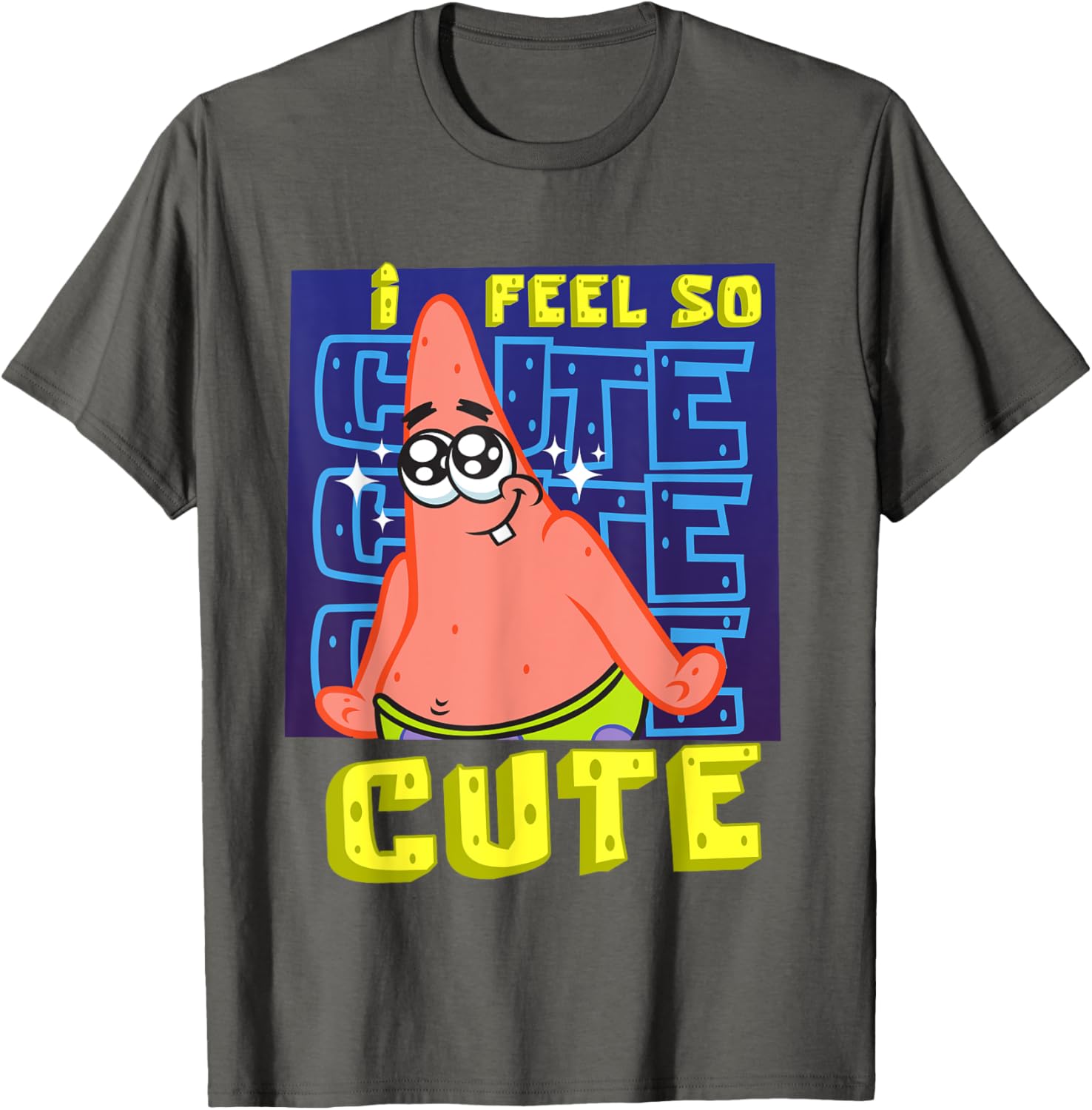 Mademark SpongeBob I Feel So Cute Patrick Star Baby T-Shirt for Kids - 7