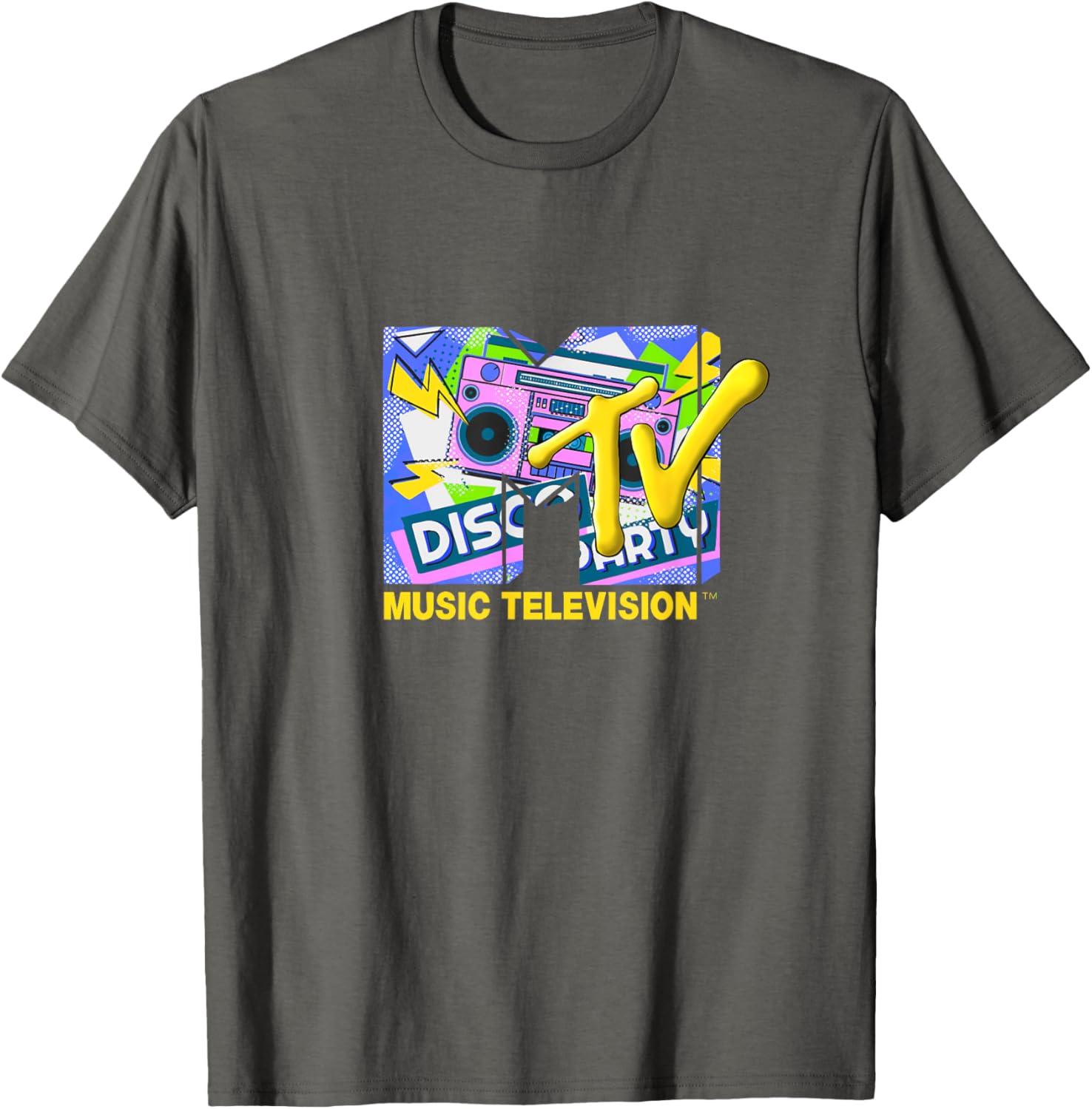 Mademark x MTV Disco Party T-Shirt with Official Logo and Ghettoblaster - 20