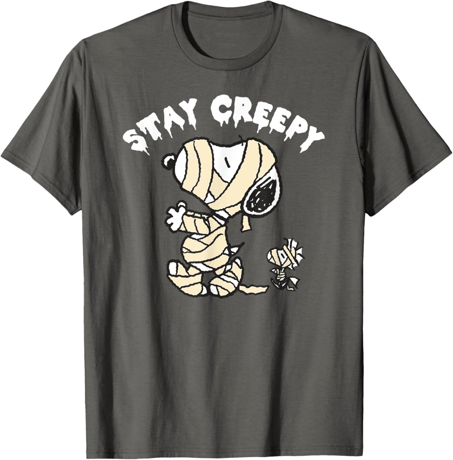 Peanuts Halloween Snoopy Stay Creepy T-Shirt for Fun Fall Fashion - 12