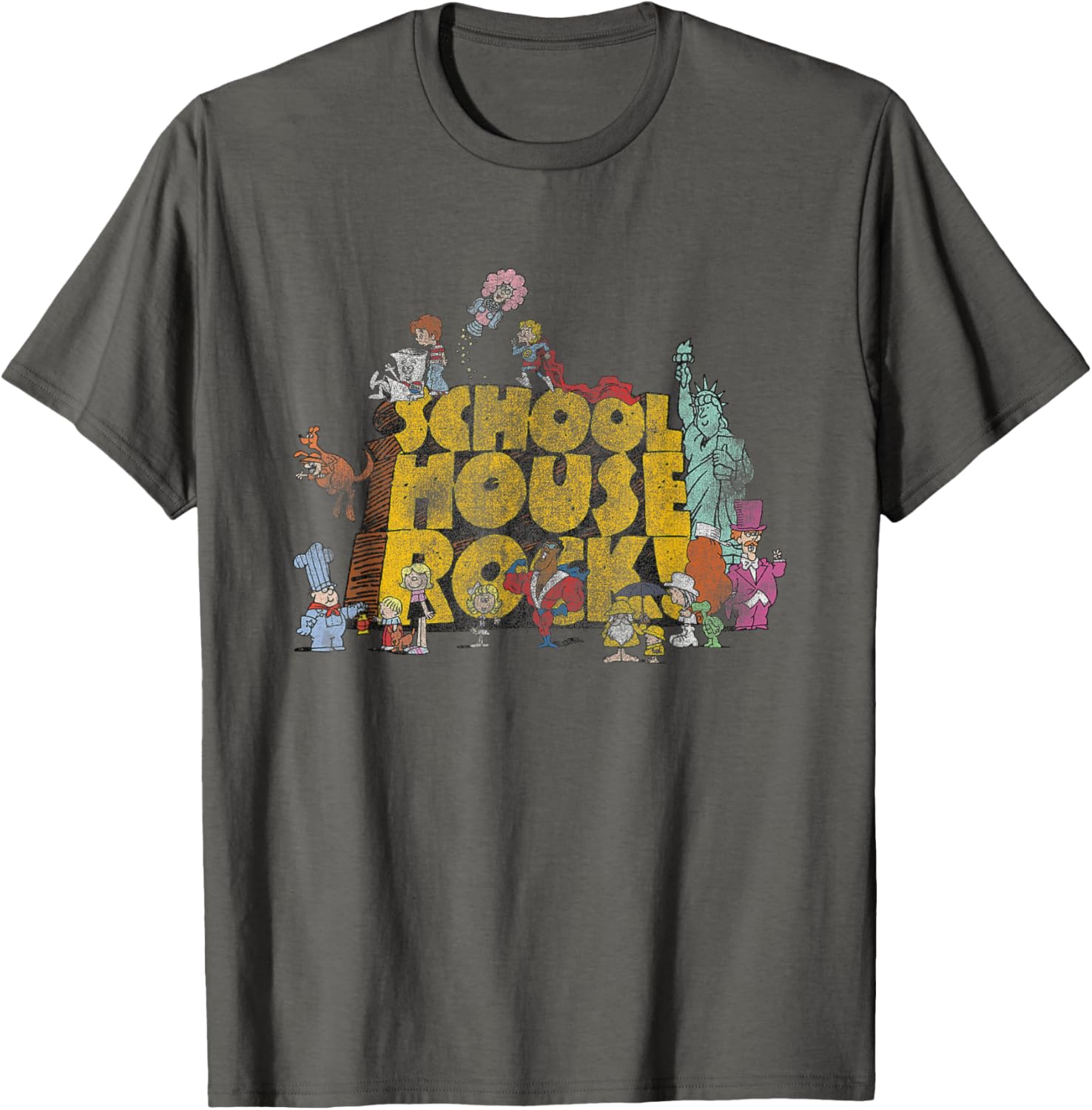 Ripple Junction Schoolhouse Rock Classic Cartoon Logo T-Shirt for Fans - 8