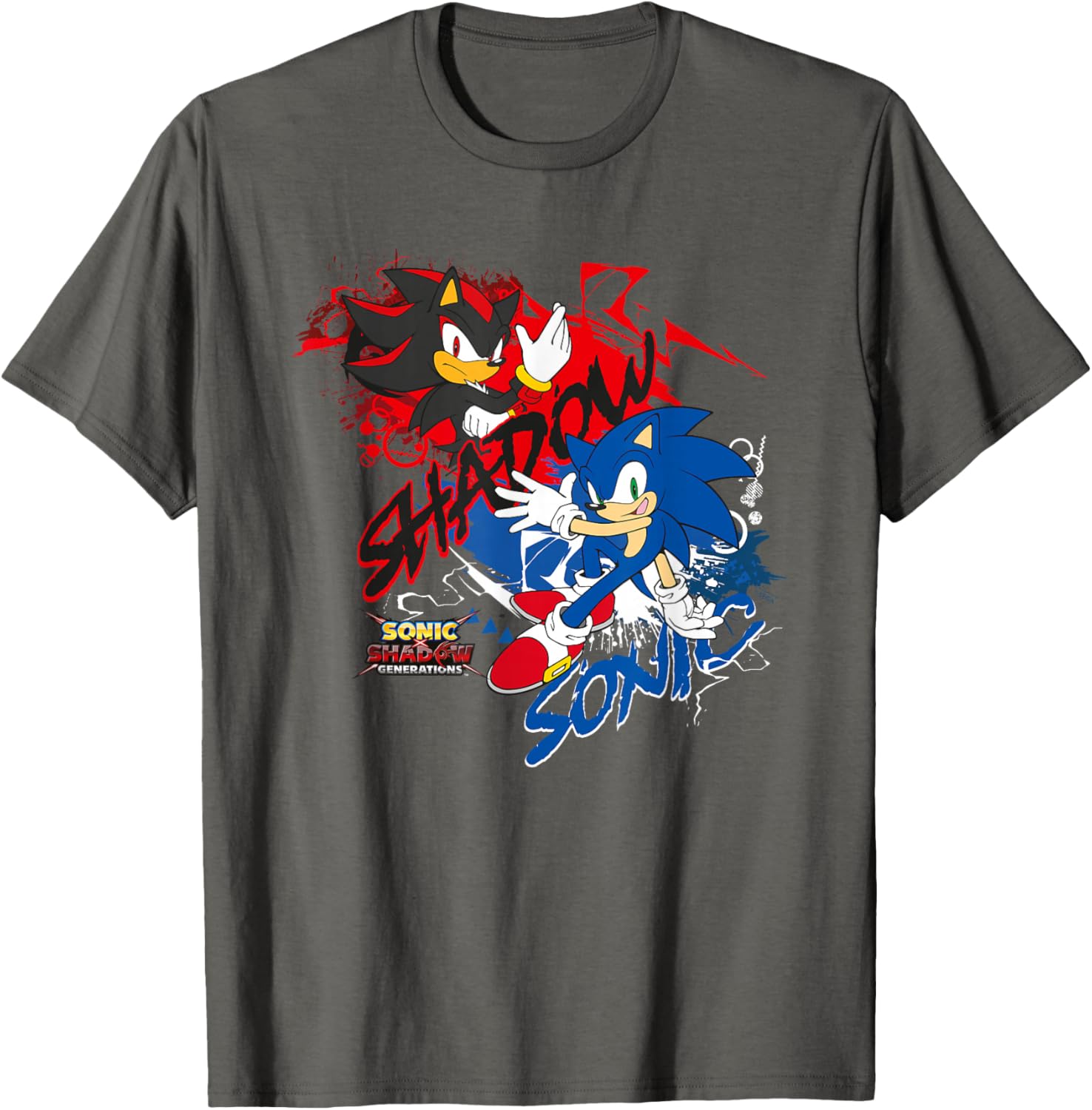 Sonic X Shadow Generations T-Shirt for Fans of Sonic the Hedgehog - 15