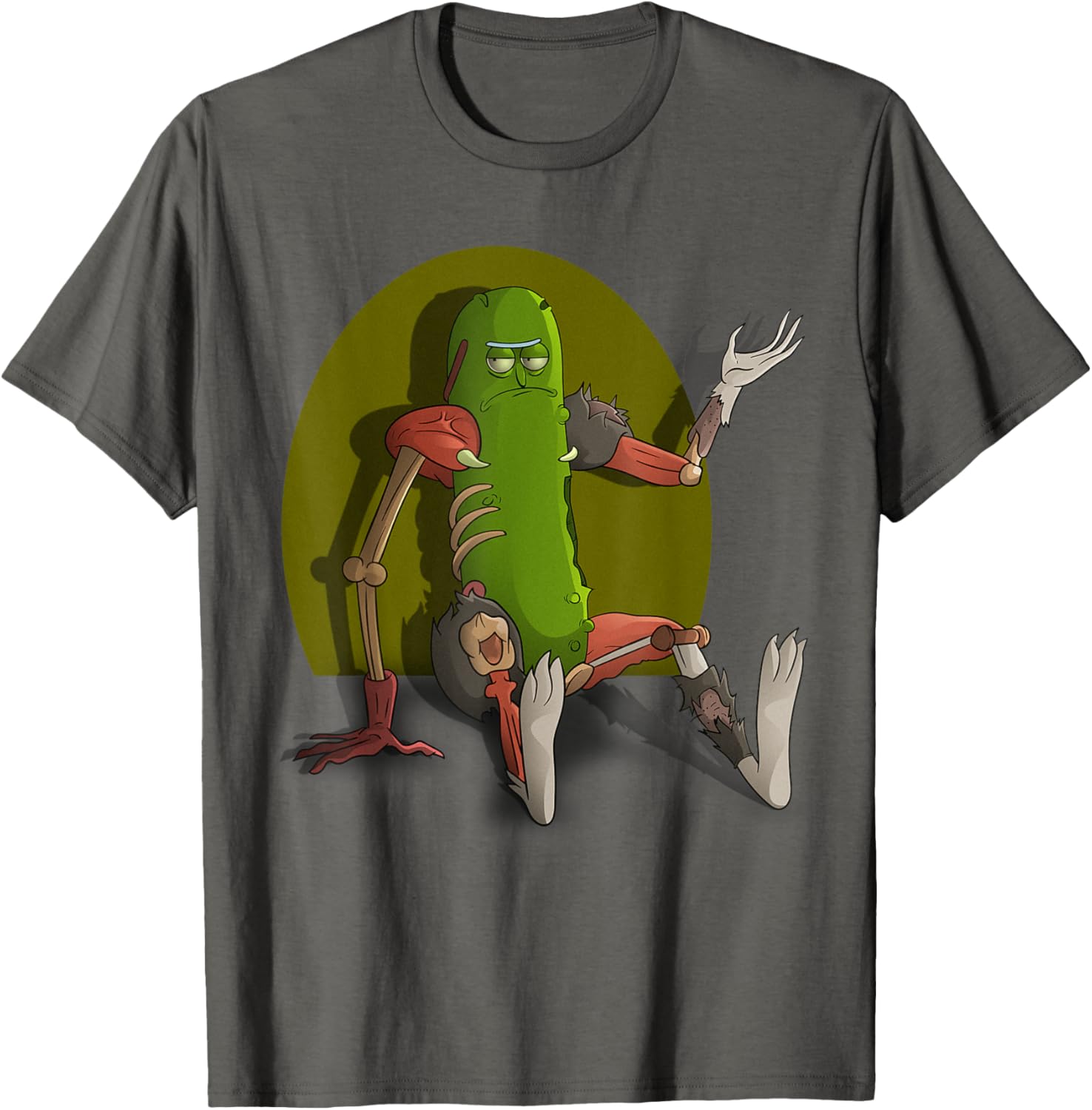 Mademark x Rick and Morty Pickle Rick Interview T-Shirt for Fans - 17