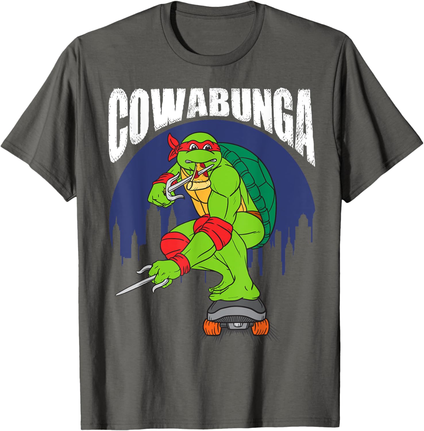 Mademark Teenage Mutant Ninja Turtles Cowabunga Raphael Pizza T-Shirt - 26