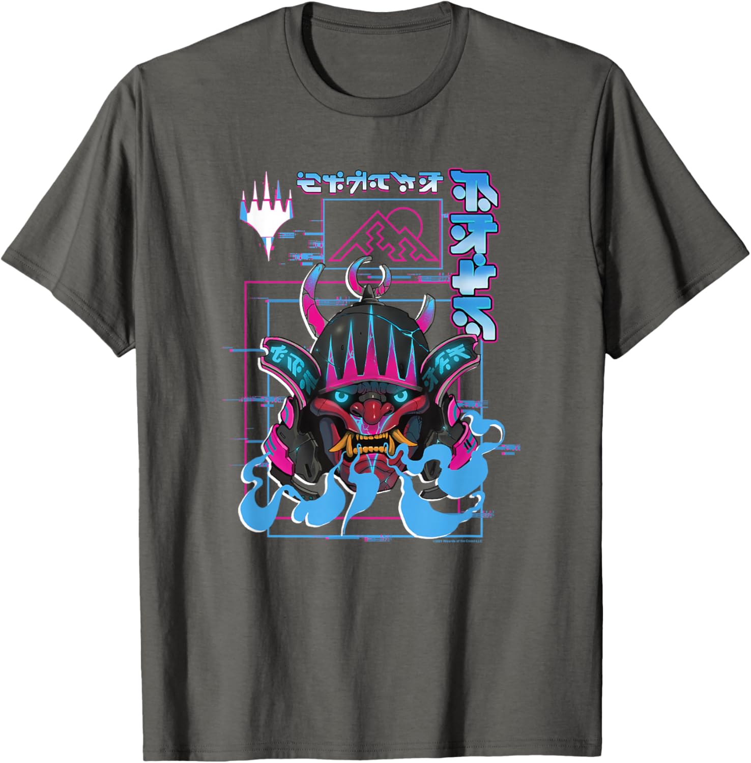 Magic The Gathering Kamigawa Neon Samurai Poster T-Shirt for Fans - 11
