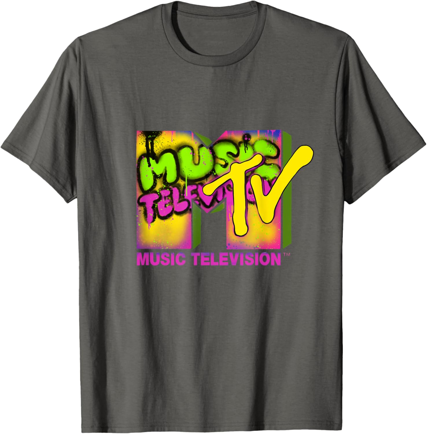 Mademark x MTV Official Logo Graffiti Tag T-Shirt for Music Lovers - 21