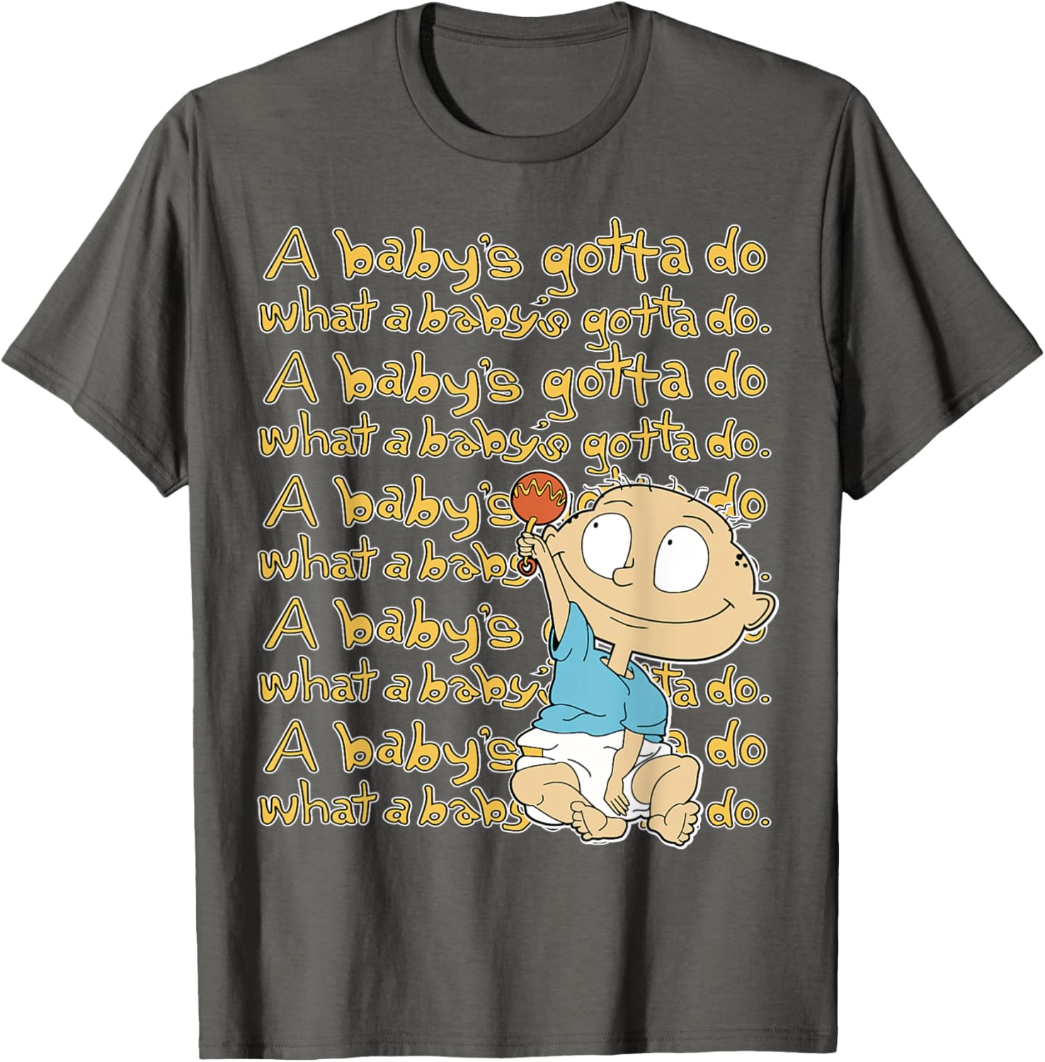 Mademark x Rugrats Tommy A Baby's Gotta Do What a Baby's Gotta Do T-Shirt - 1