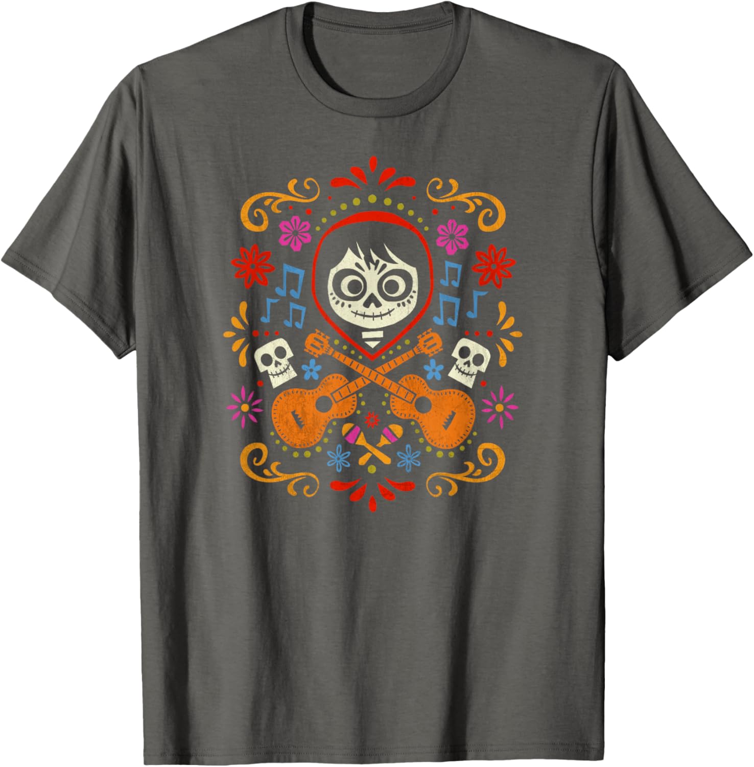 Disney Pixar Coco Musical Miguel Graphic T-Shirt for Kids and Adults - 8