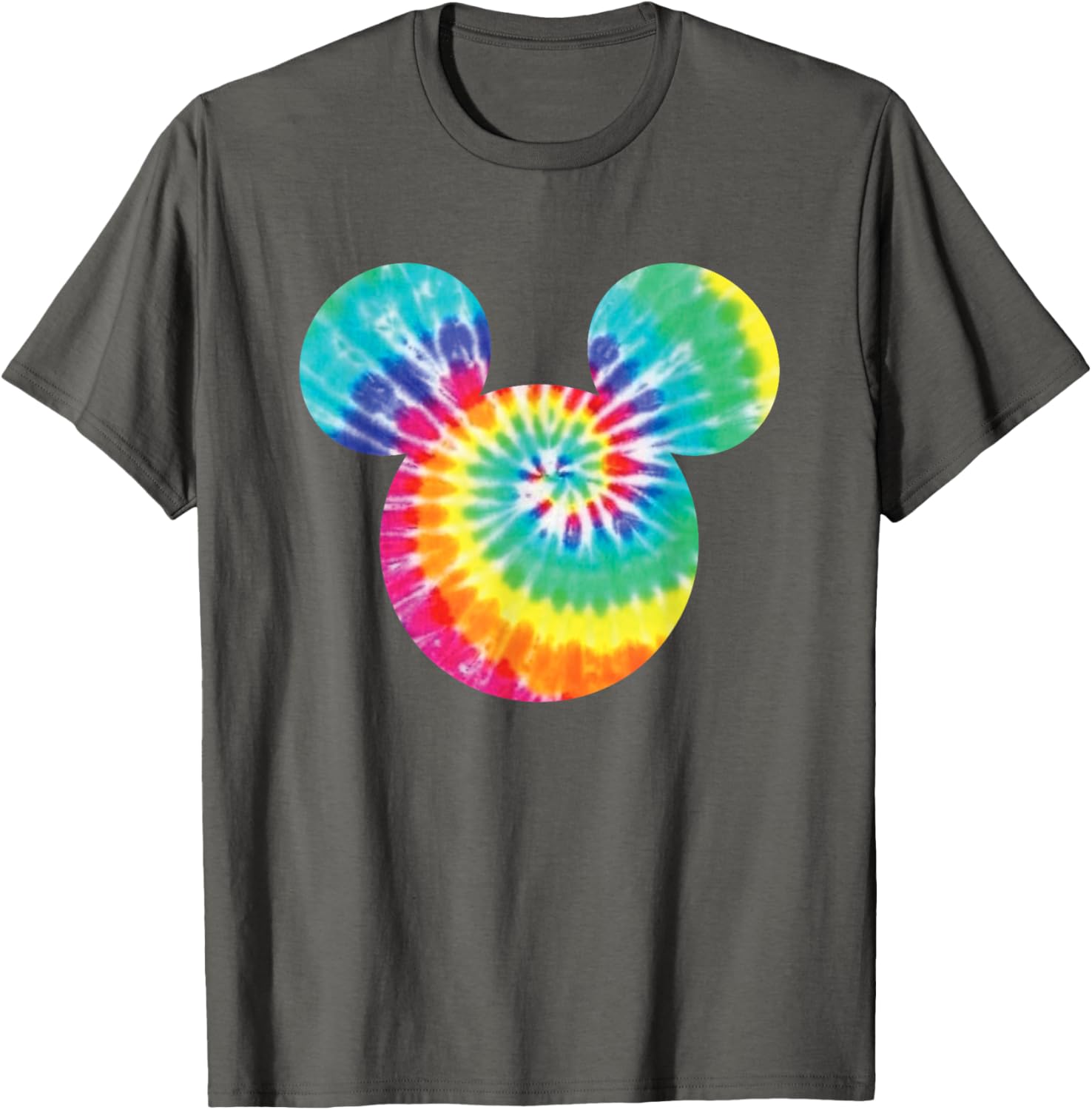 Disney Mickey Mouse Rainbow Tie-Dye Short Sleeve T-Shirt for Fun Style - 2
