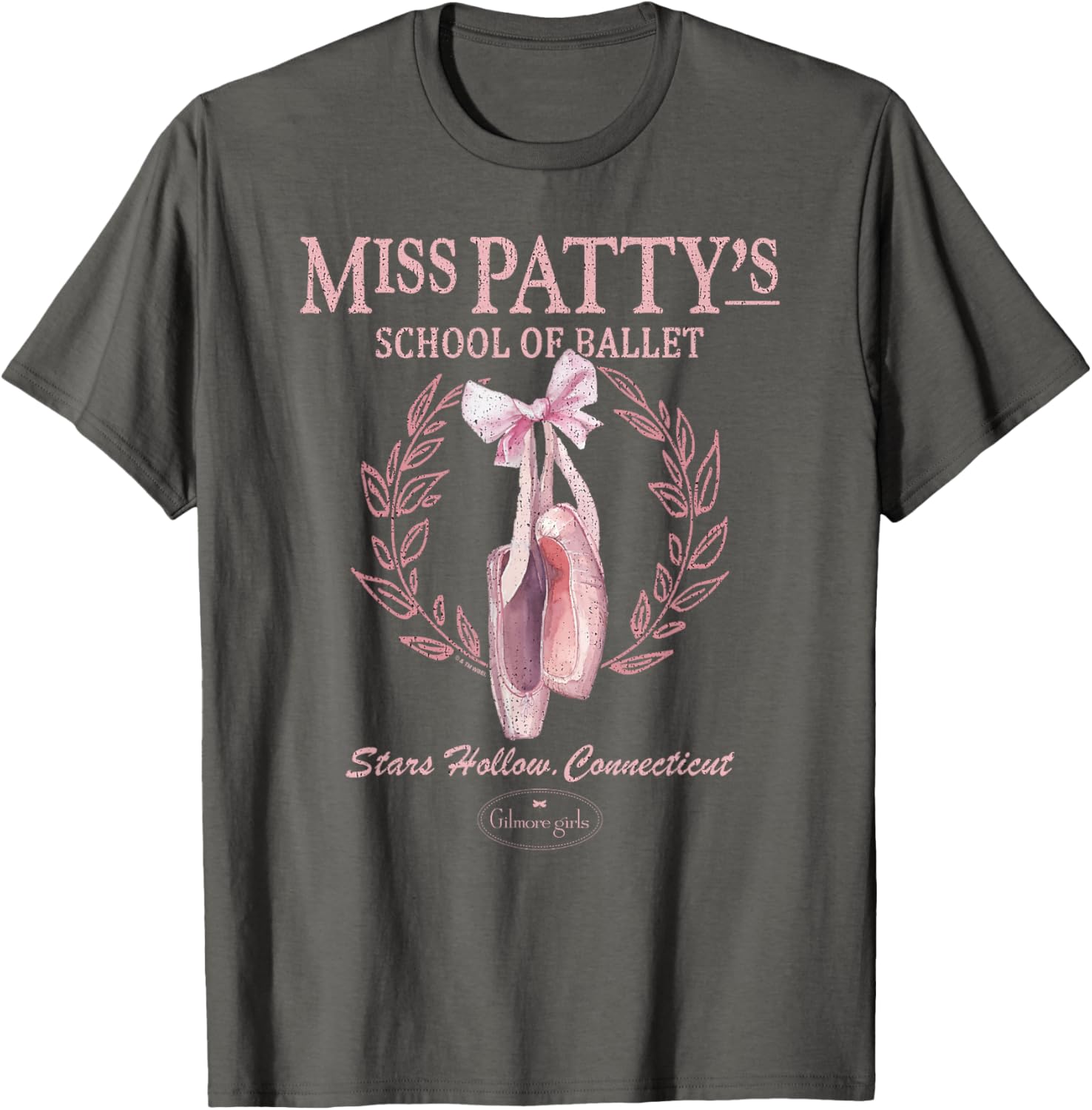 Gilmore Girls Miss Patty's Ballet Distressed Logo T-Shirt for Fans - 4