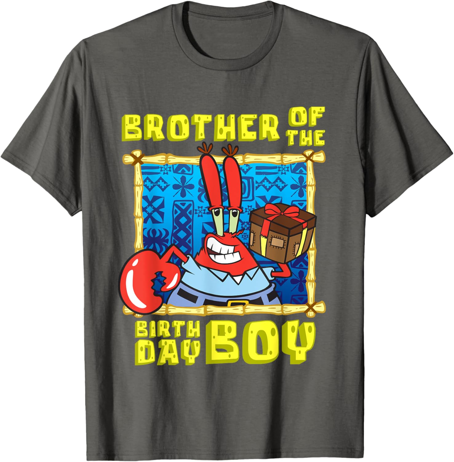 Mademark SpongeBob Mr. Krabs Brother Birthday T-Shirt for Boys - 10