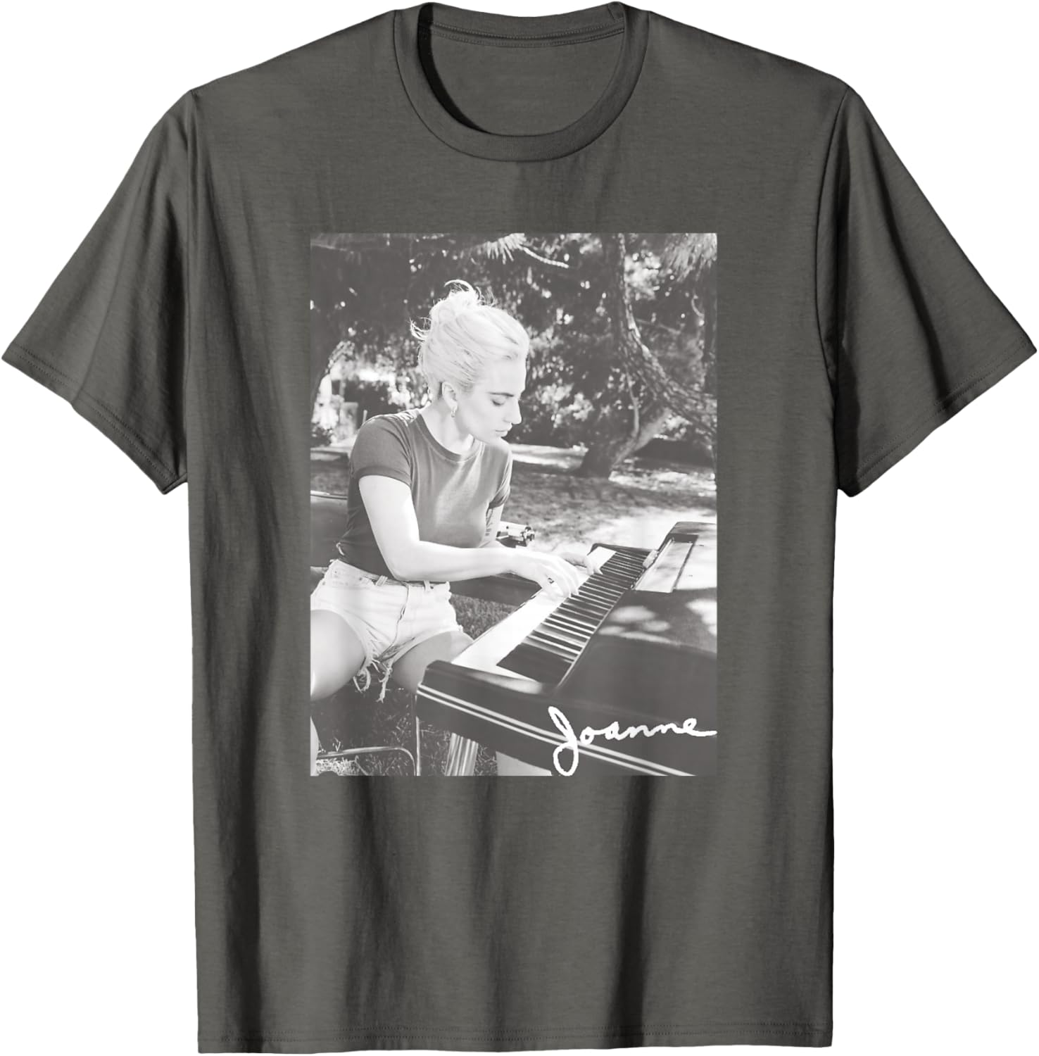 Official Lady Gaga Joanne Photo T-Shirt for Fans Stylish Music Apparel - 2