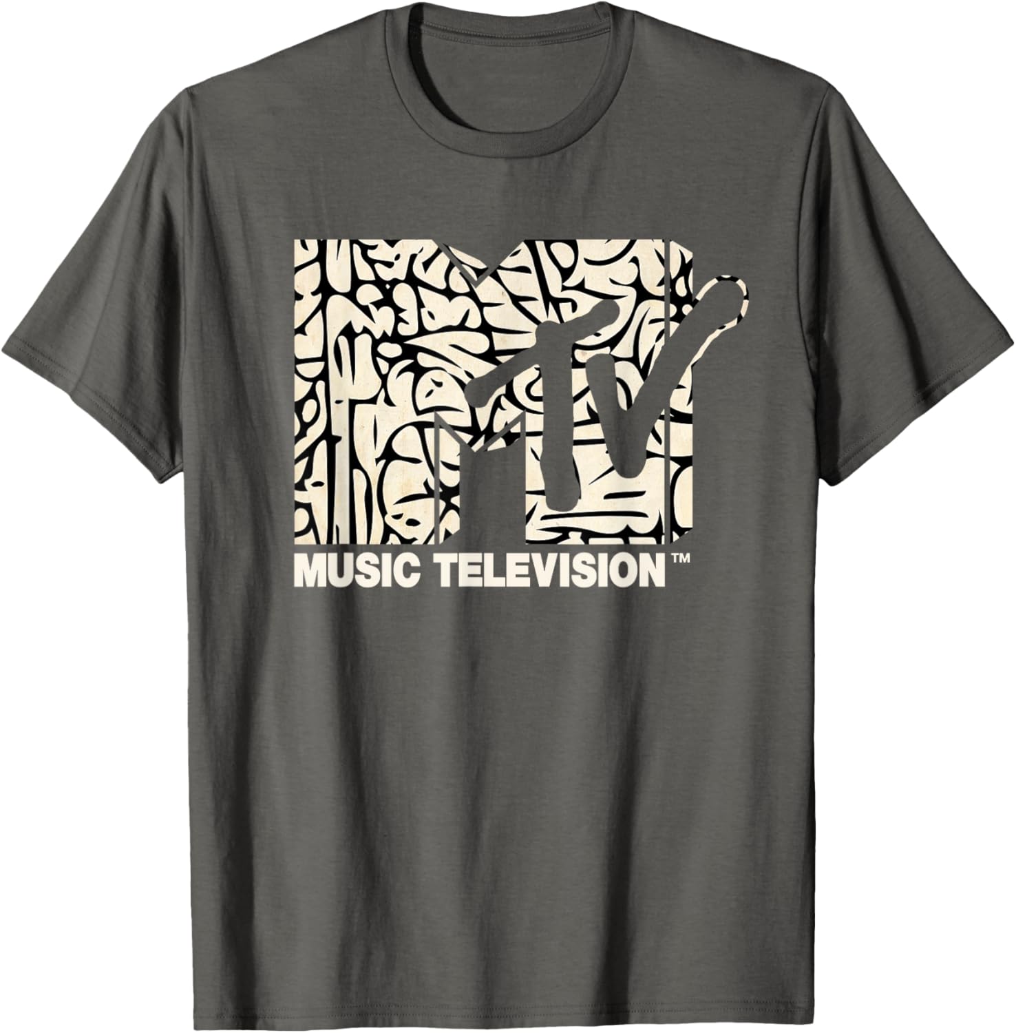 Mademark x MTV Sexy Animal Print Logo T-Shirt for Trendy Fashion Lovers - 1